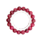 Rare Rhodonite Bracelet – Natural Pink Gemstone Jewelry
