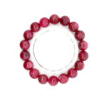 Rare Rhodonite Bracelet – Natural Pink Gemstone Jewelry