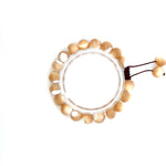 Adjustable Mother of Pearl Bracelet – Natural Iridescent Gemstone