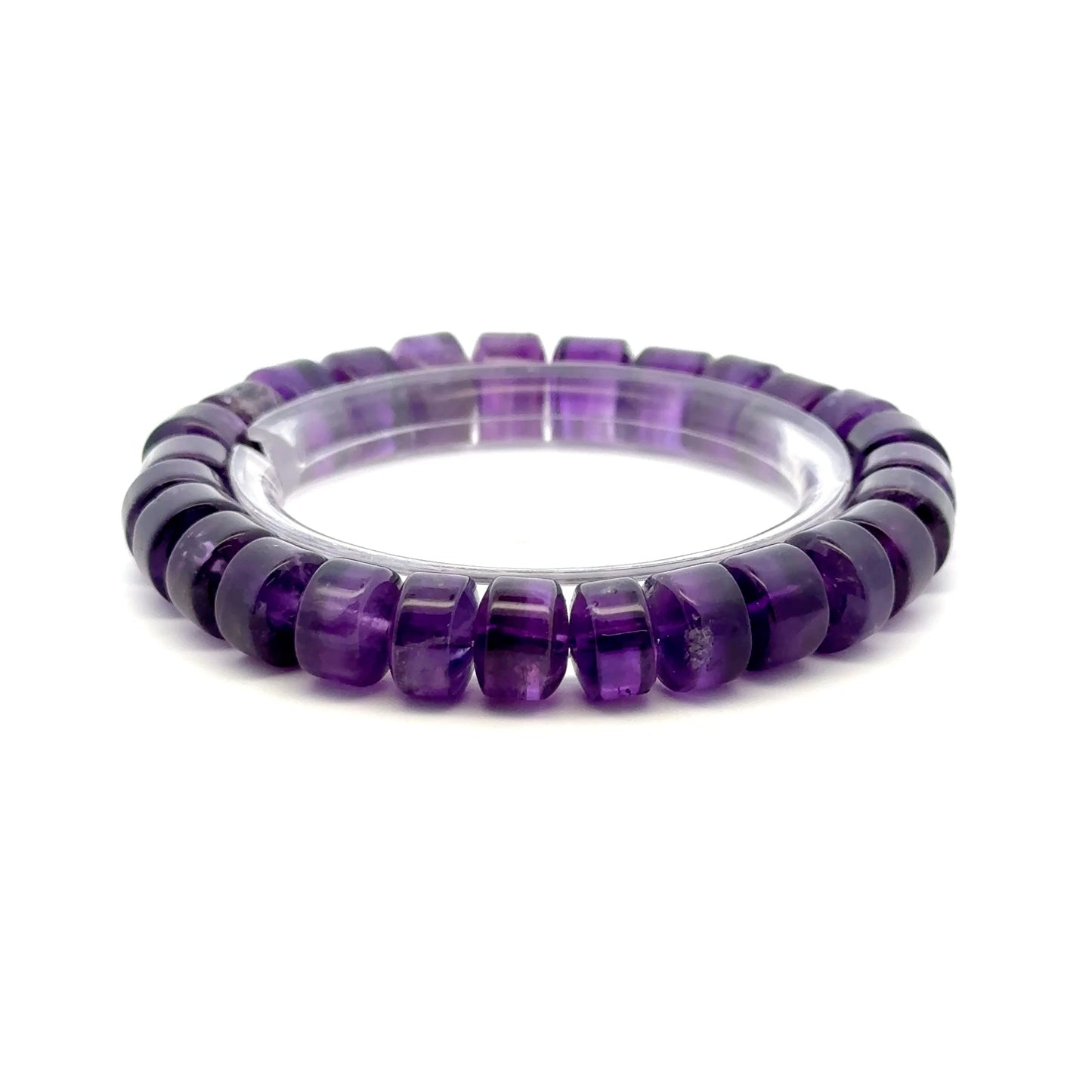 African AAA Amethyst Bracelet – Deep Purple Natural Gemstone