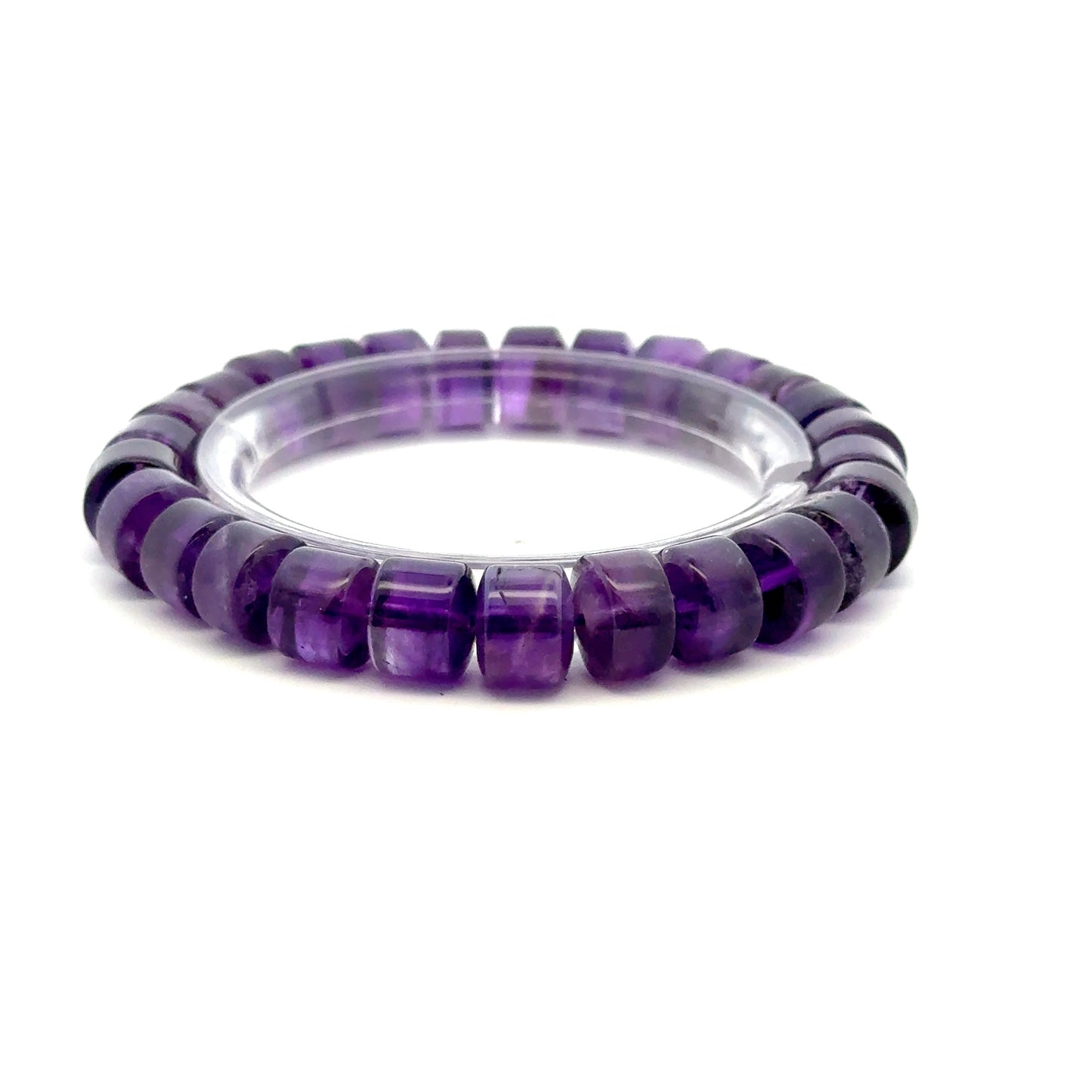 African AAA Amethyst Bracelet – Deep Purple Natural Gemstone