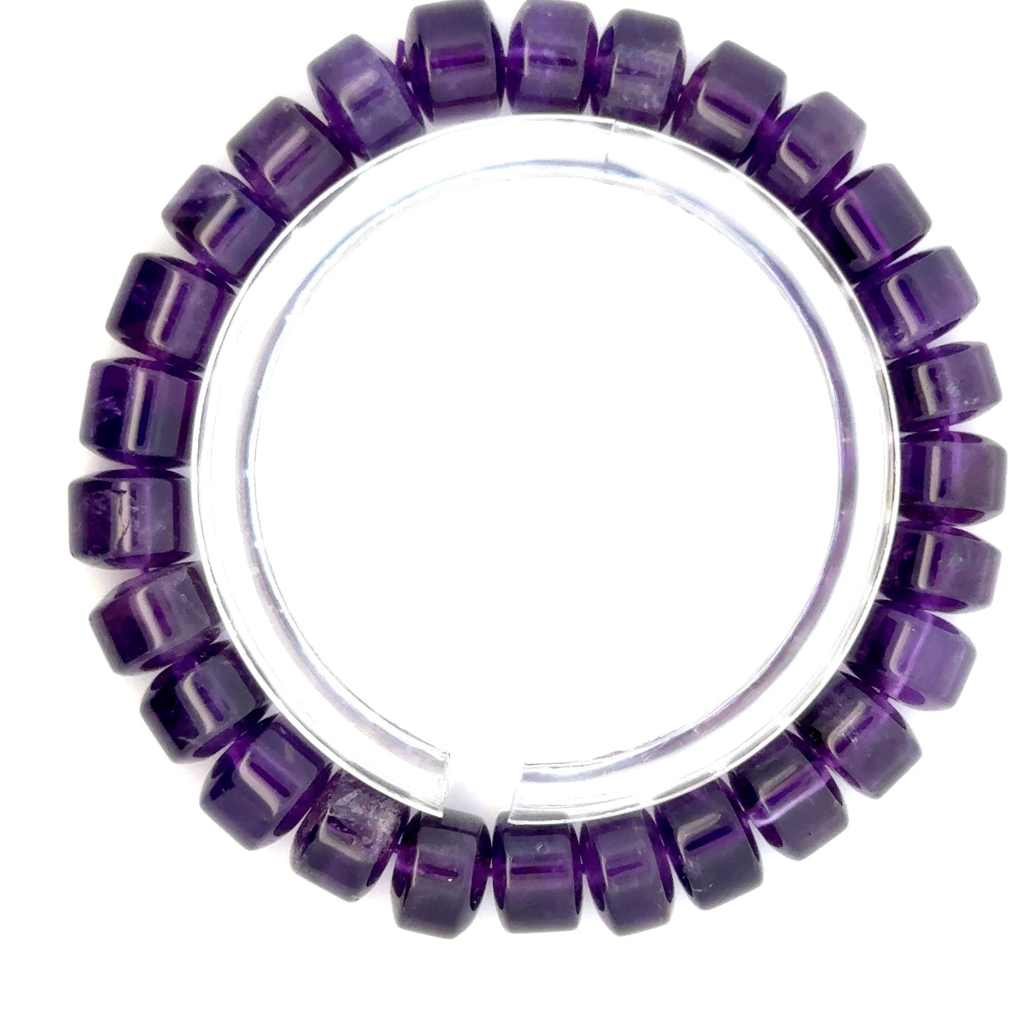 African AAA Amethyst Bracelet – Deep Purple Natural Gemstone