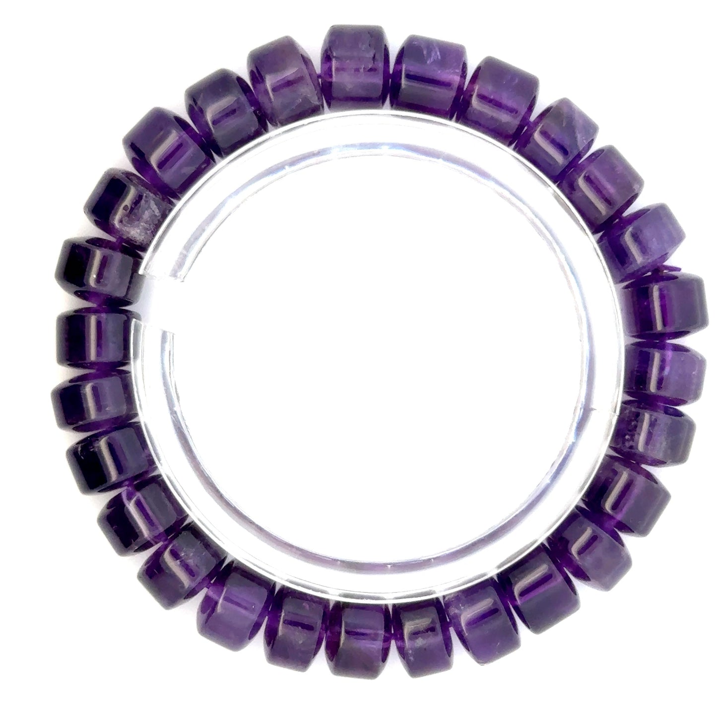 African AAA Amethyst Bracelet – Deep Purple Natural Gemstone