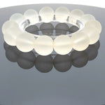Frosted Quartz Bracelet – Natural Matte Gemstone