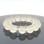 Frosted Quartz Bracelet – Natural Matte Gemstone