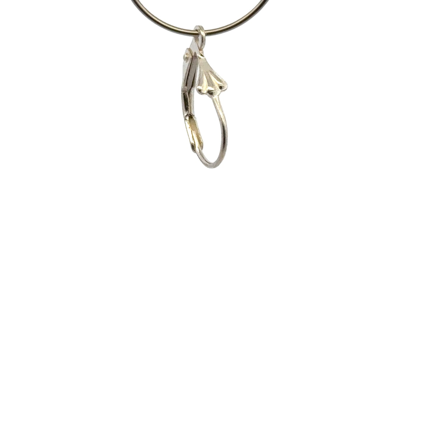 925 Sterling Silver Pack of 10 French Clip Lever Back Earring Hooks