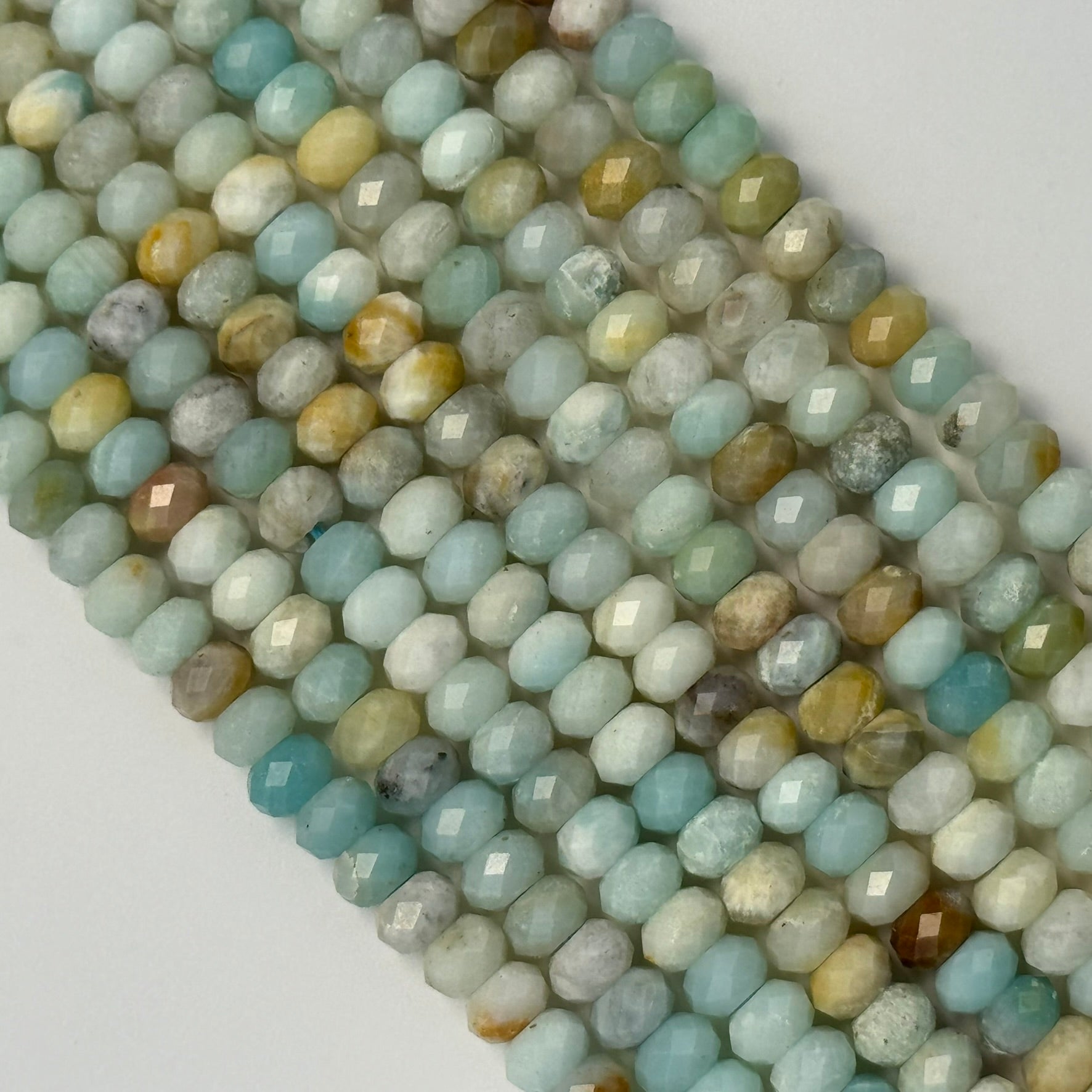 Ocean Jasper Faceted Rondelle Beads image 2