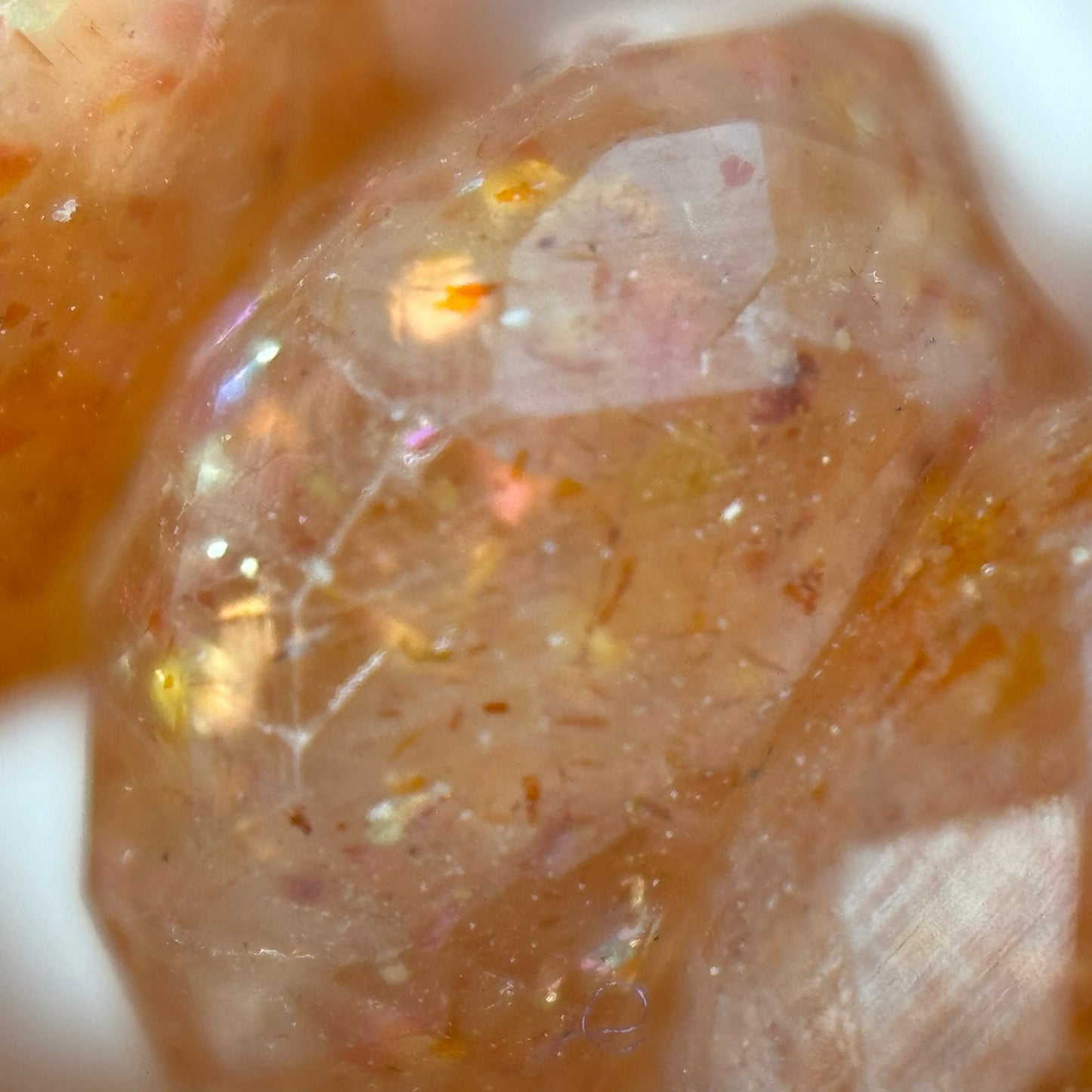 Sunstone Faceted Rondelle Beads (AA Quality) image 2
