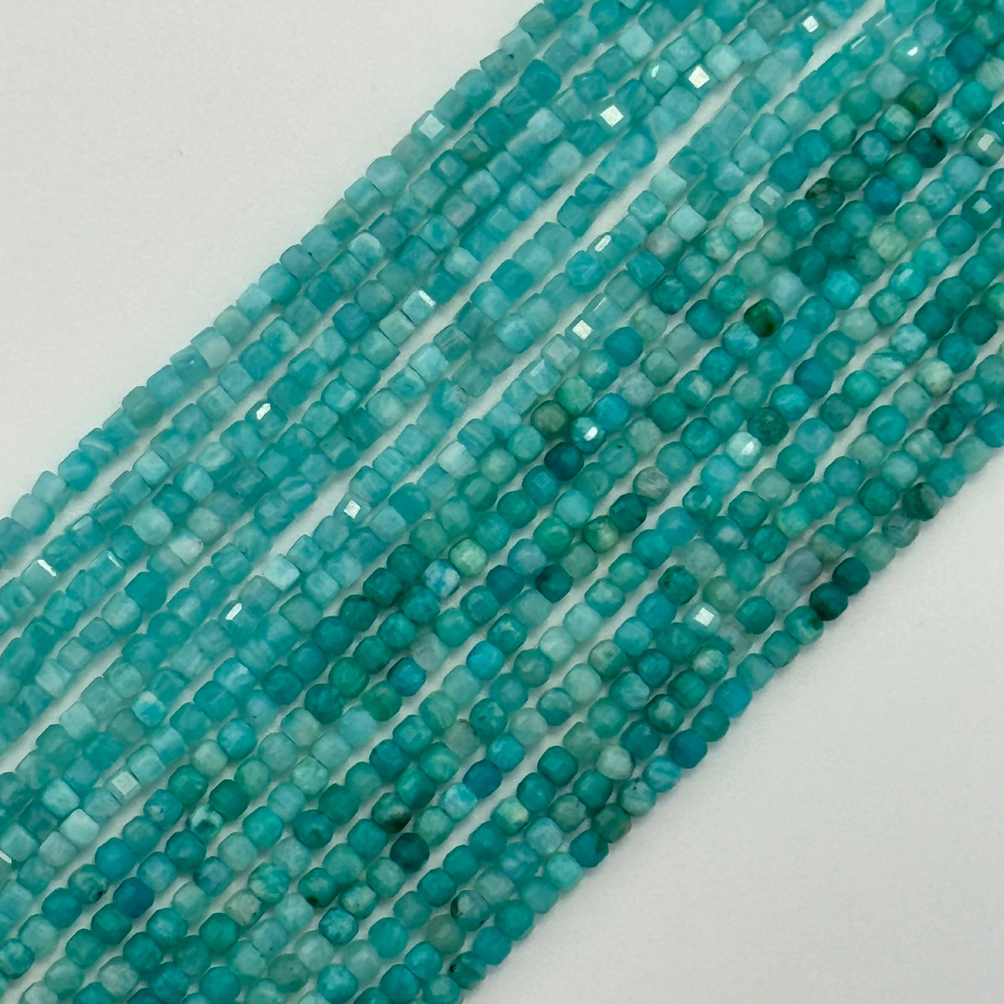 Amazonite AAA Quality Square Gemstone Beads image 5