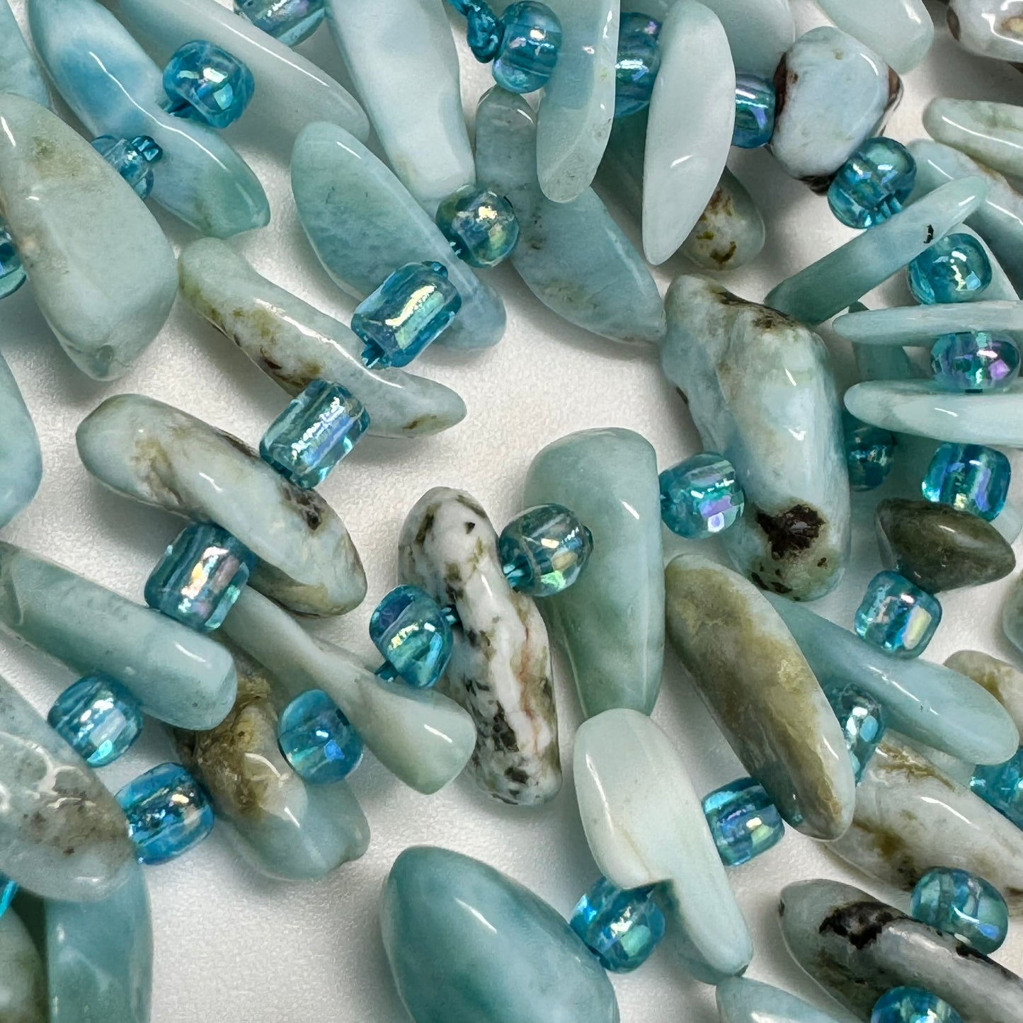 Larimar Blade Polished Beads image 8