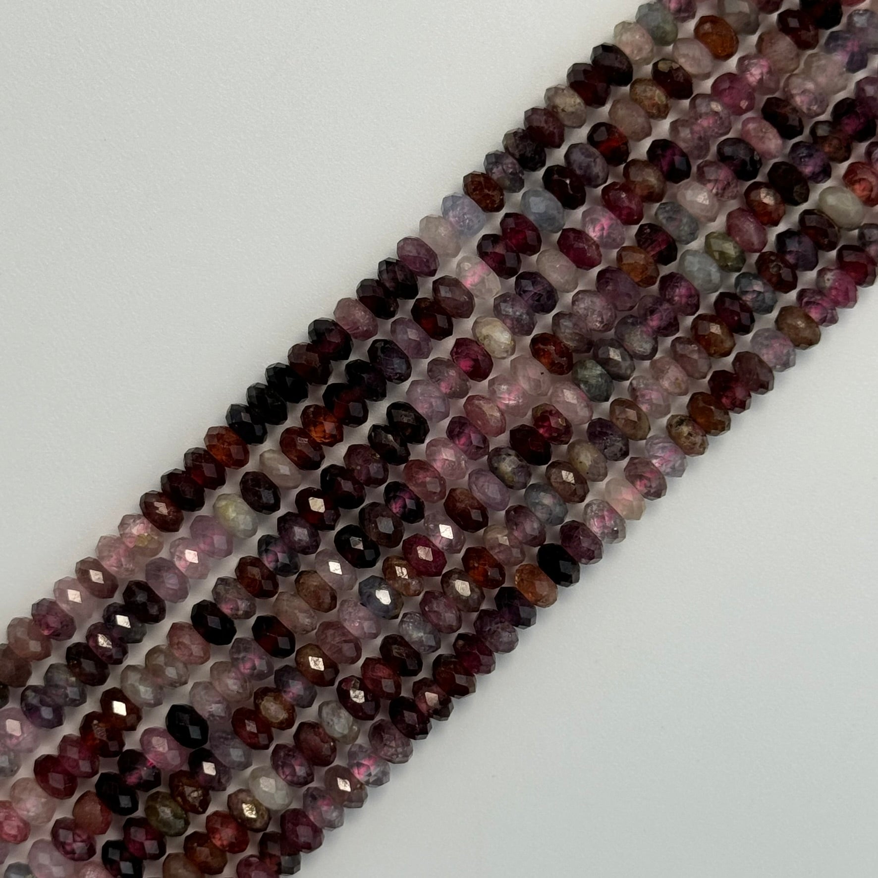 Spinel Faceted Rondelle Beads (AAA Quality) image 4