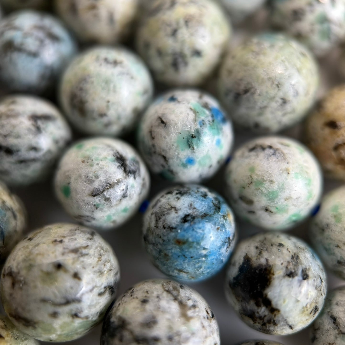 Natural K2 Polished Round Beads image 6