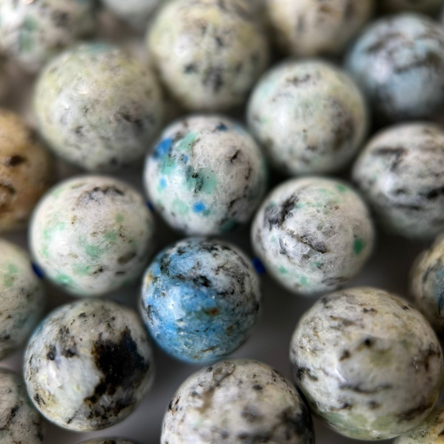 Natural K2 Polished Round Beads image 6