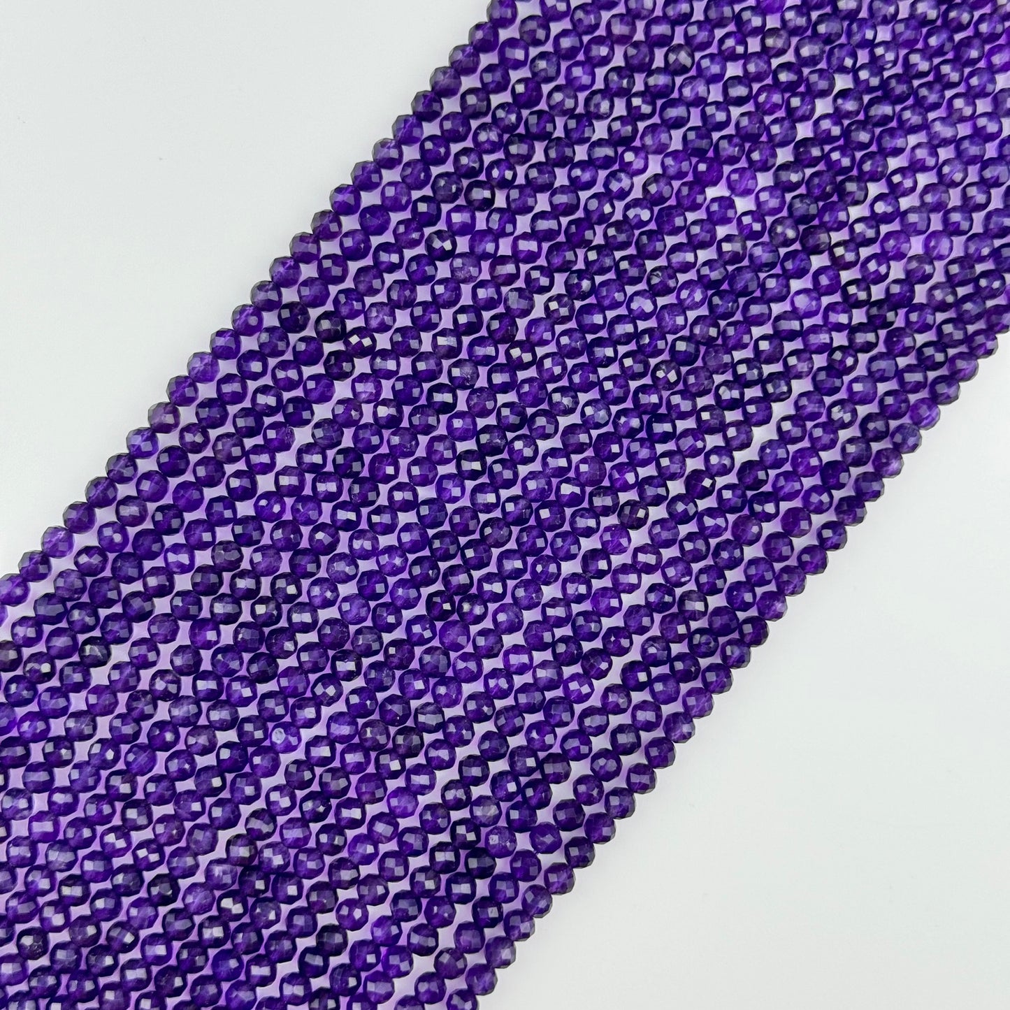 Amethyst Faceted Round Beads image 4