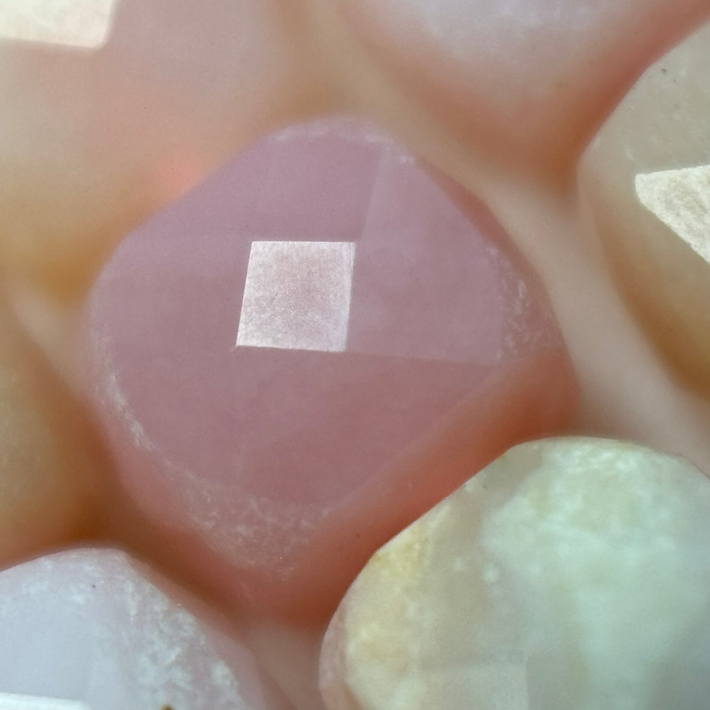 Pink Opal Square Beads image 5