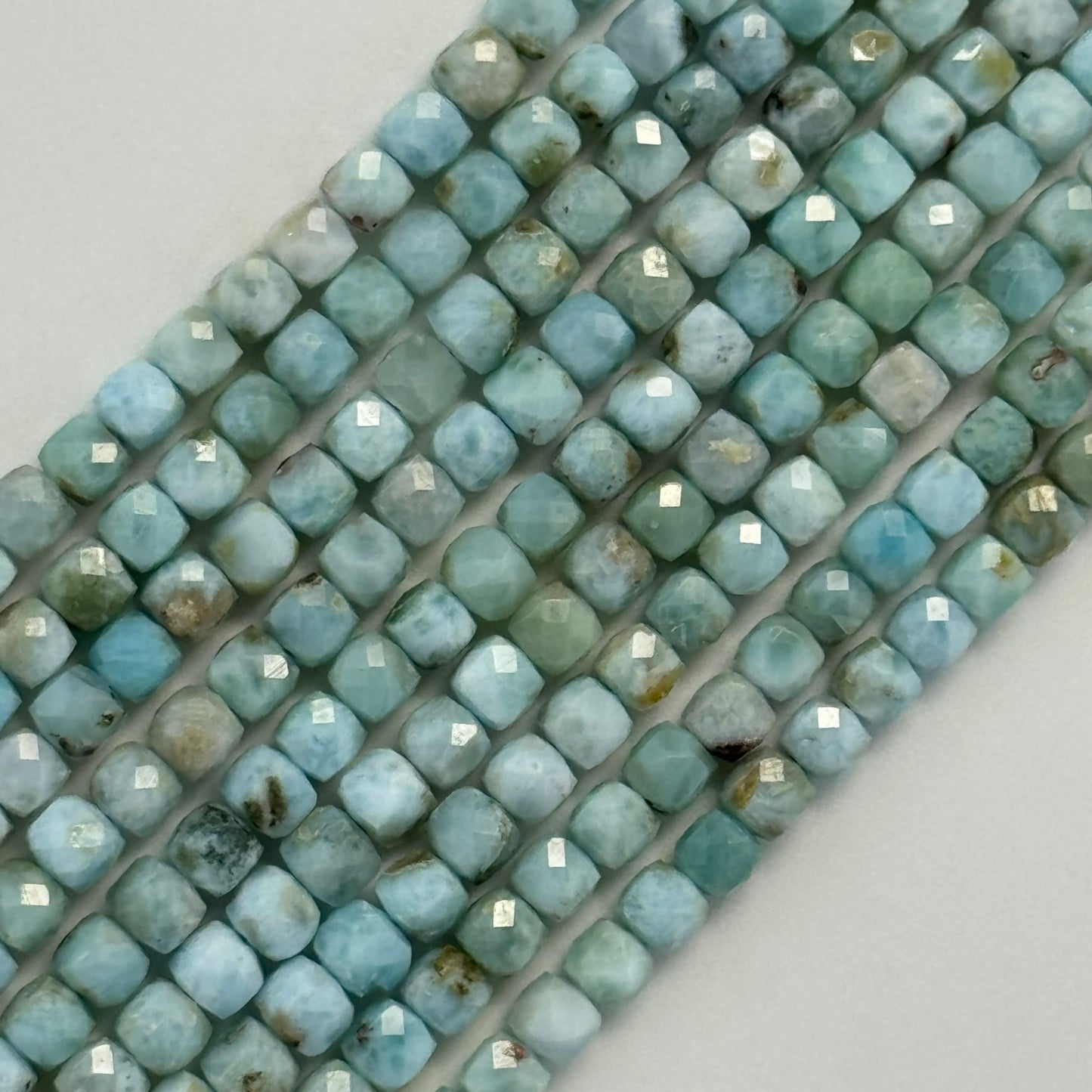 Larimar Square Beads image 0