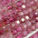 Pink Tourmaline Square Beads image 6