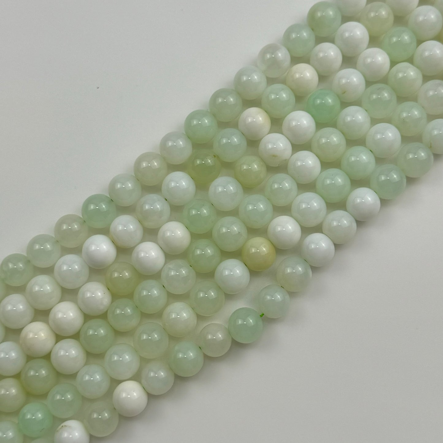 Green Opal Polished Round Beads image 4