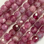 Pink Tourmaline Square Beads image 1
