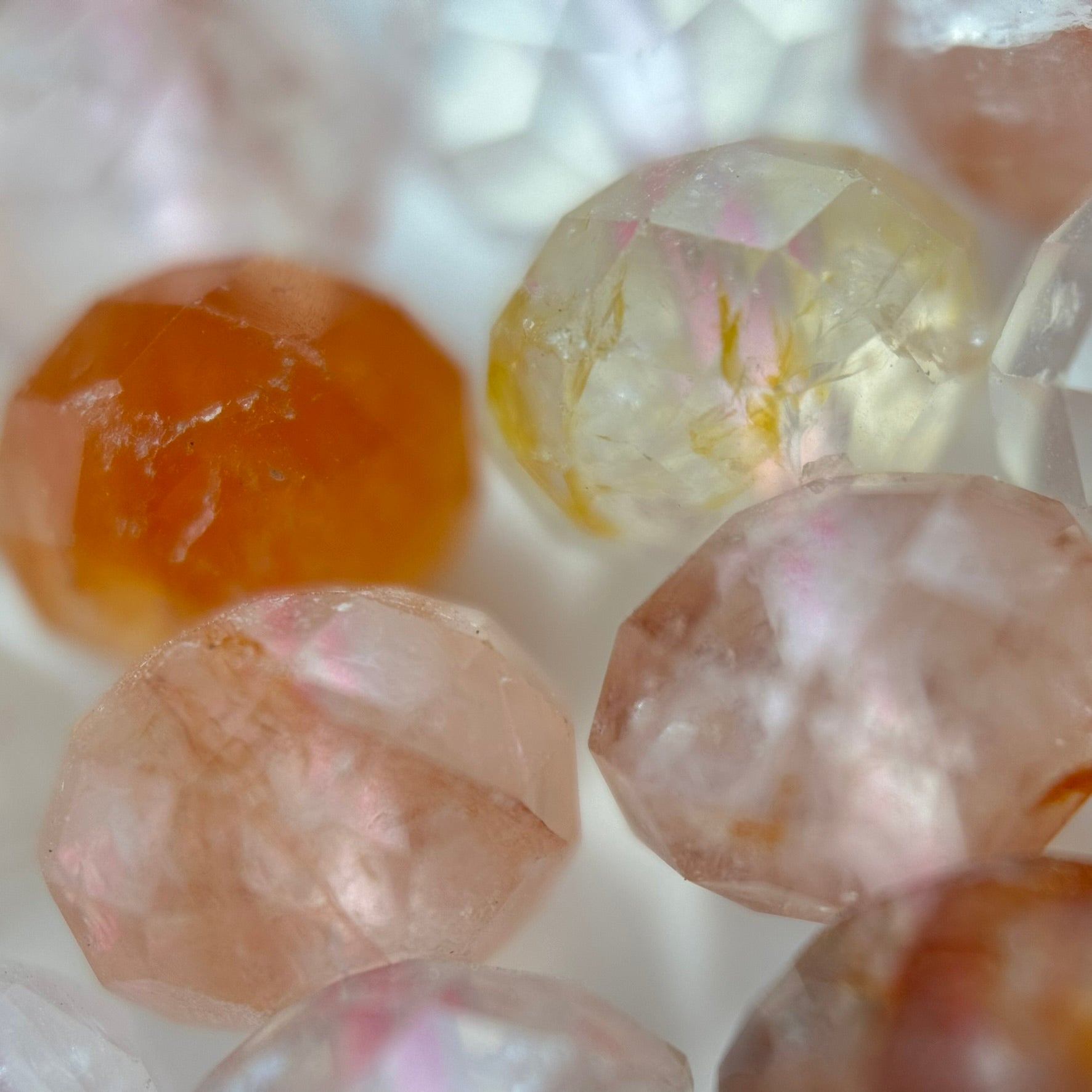 Hematoid Faceted Rondelle Beads image 6