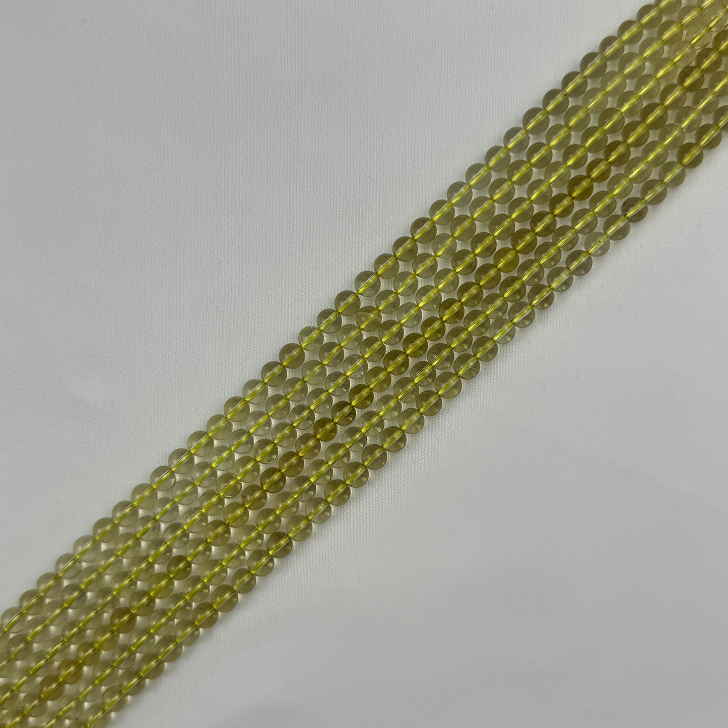 Lemon Quartz Polished Round Beads image 5