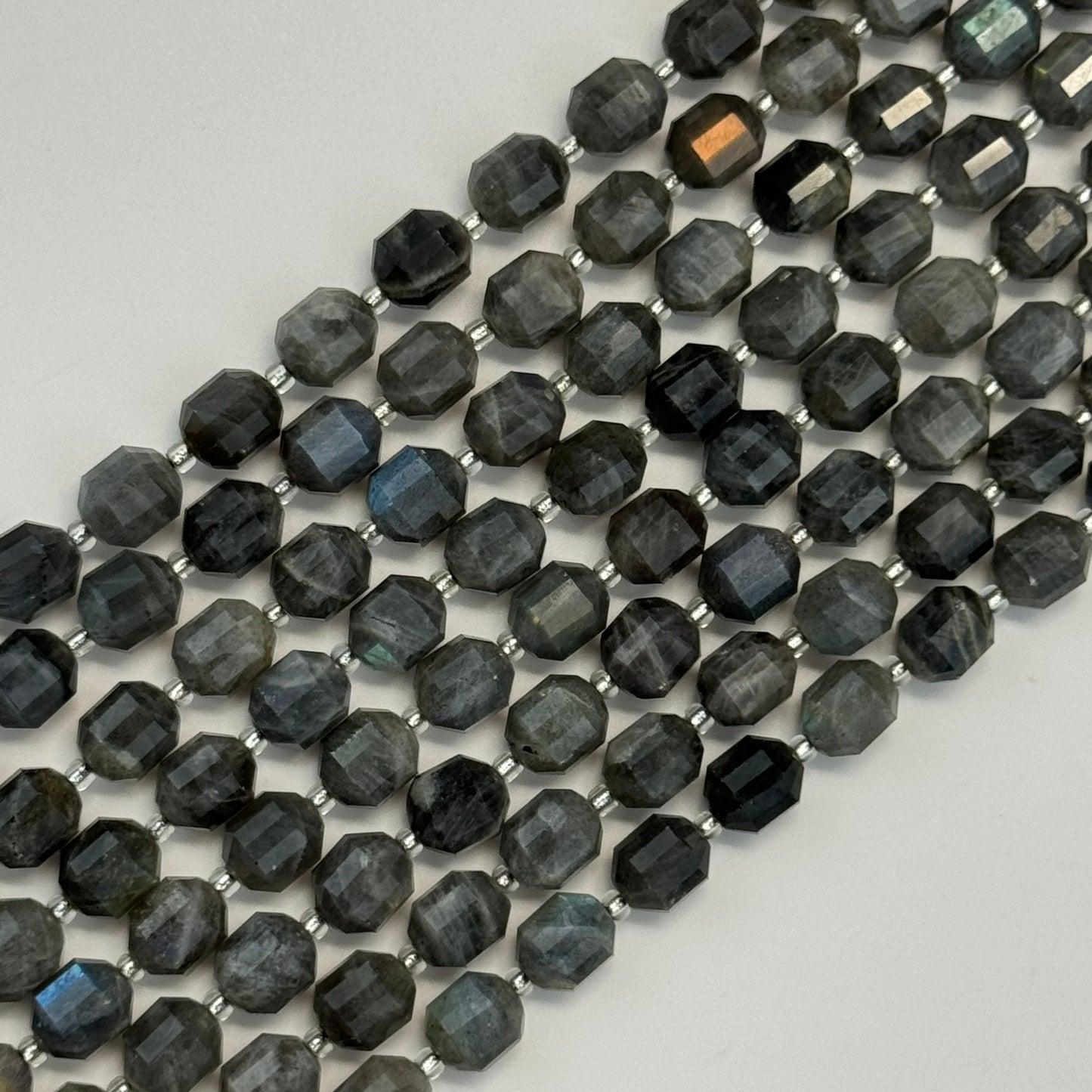 Labradorite Dodecahedron Beads image 6