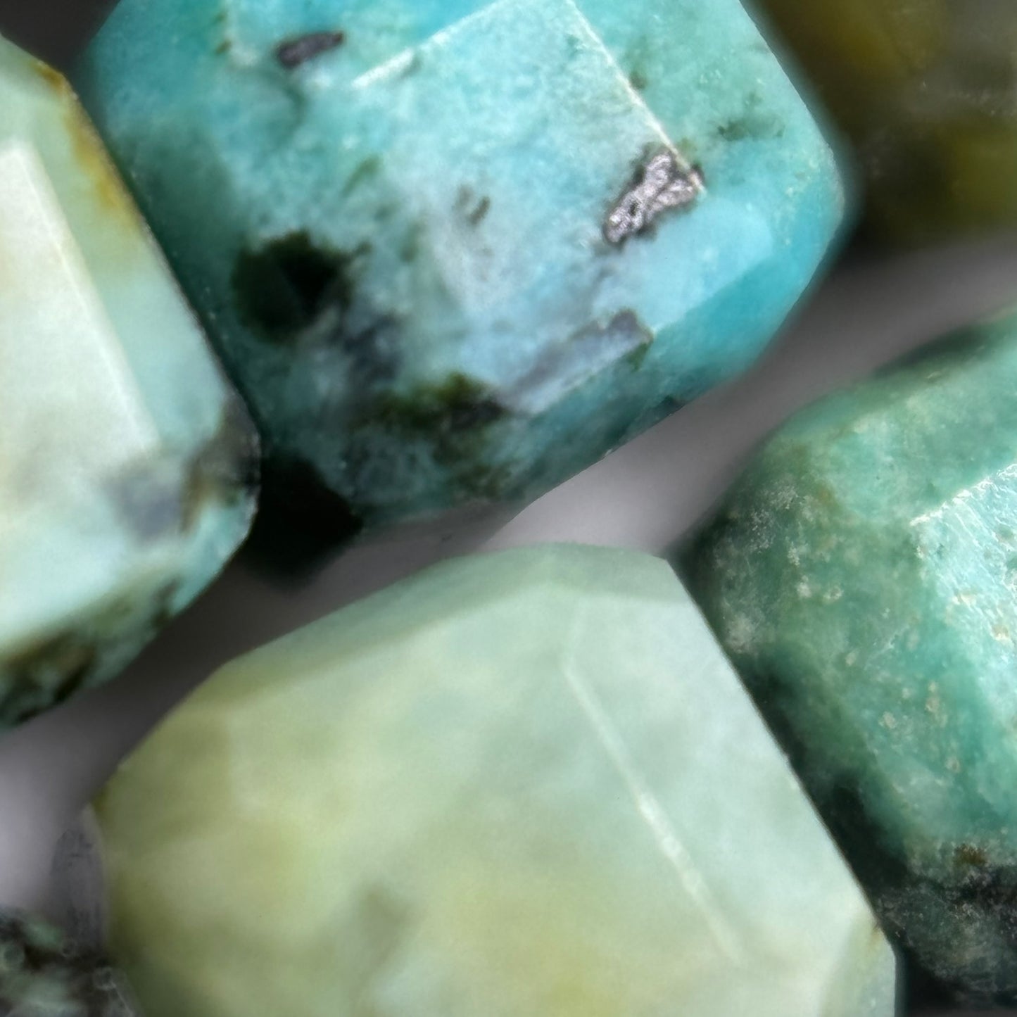 African Turquoise (Jasper) Square Beads image 5