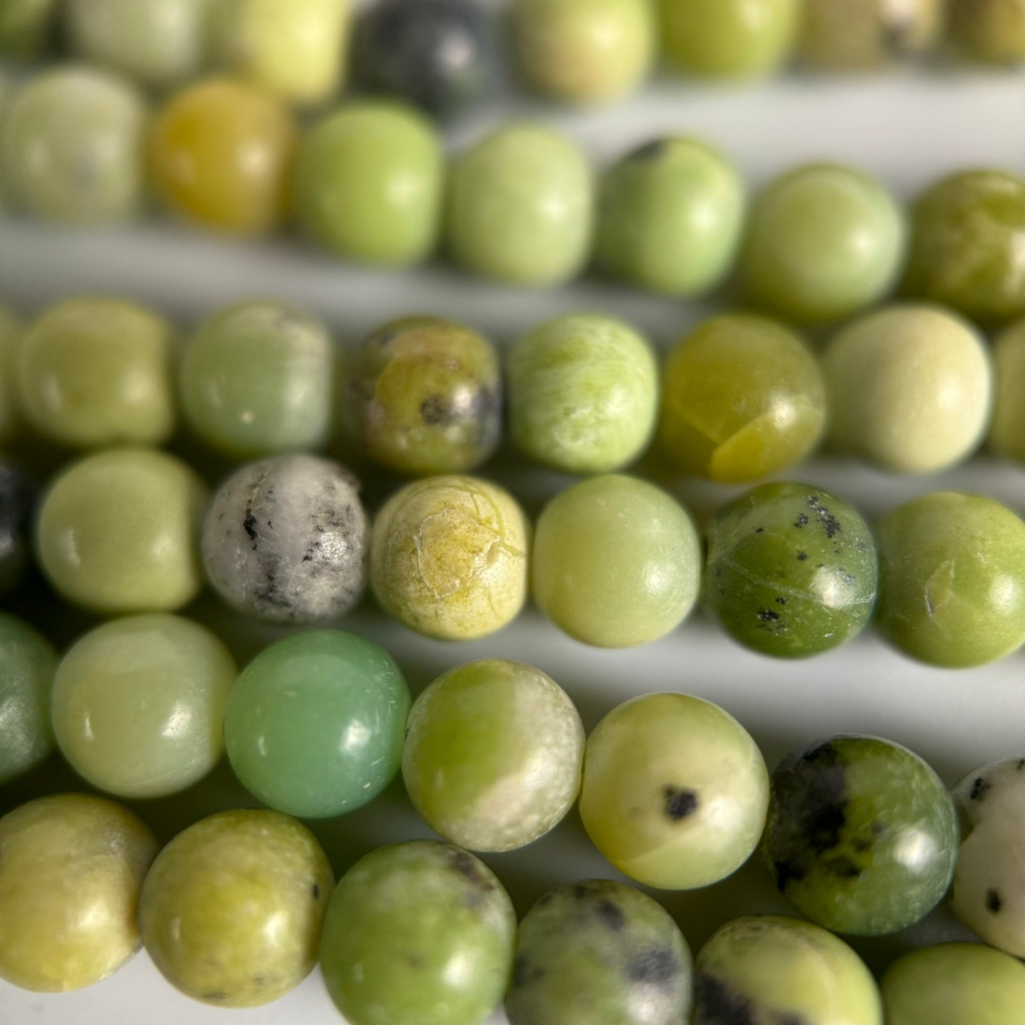 Asian Chrysoprase Polished Round Beads image 4