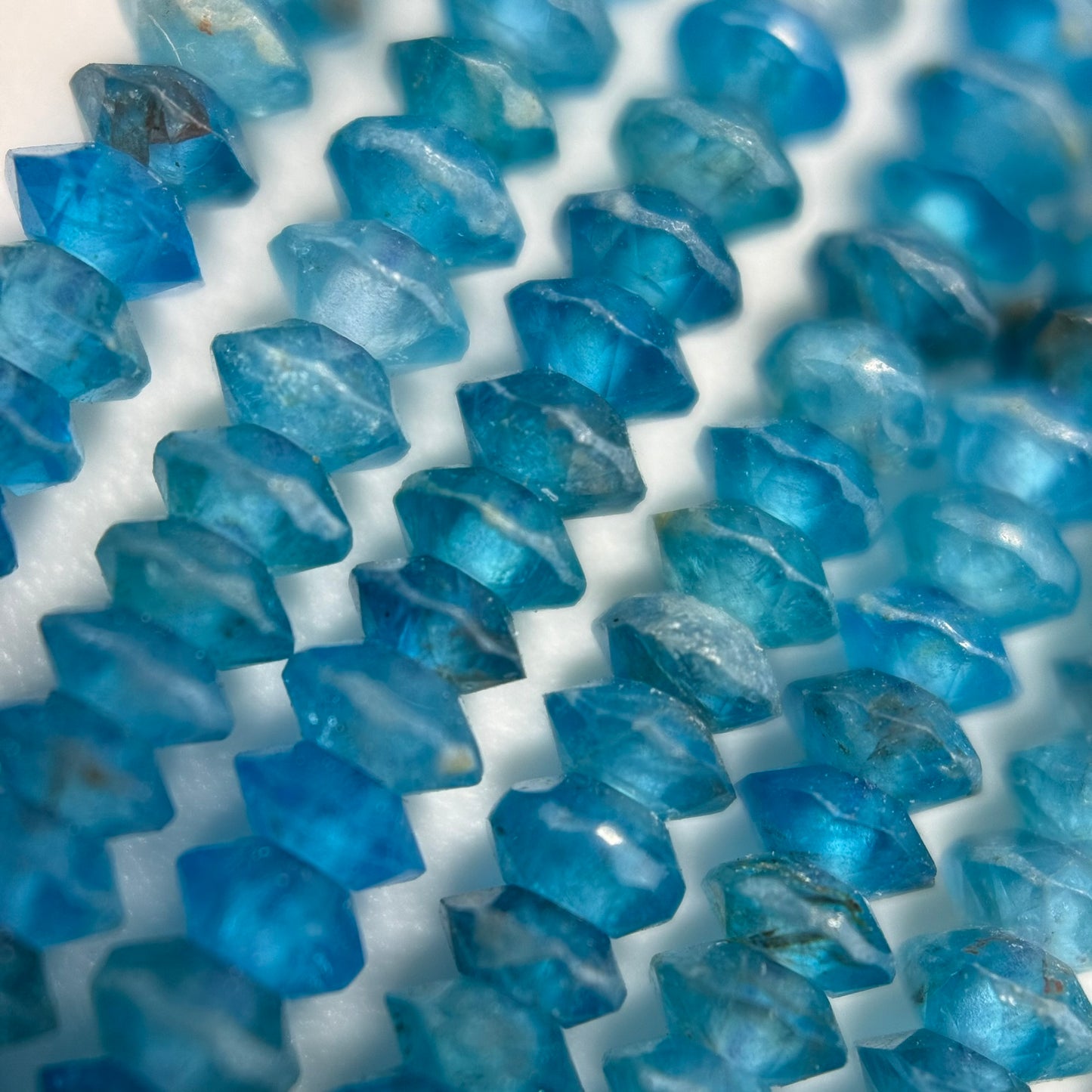 Blue Apatite Space Ship Beads image 5