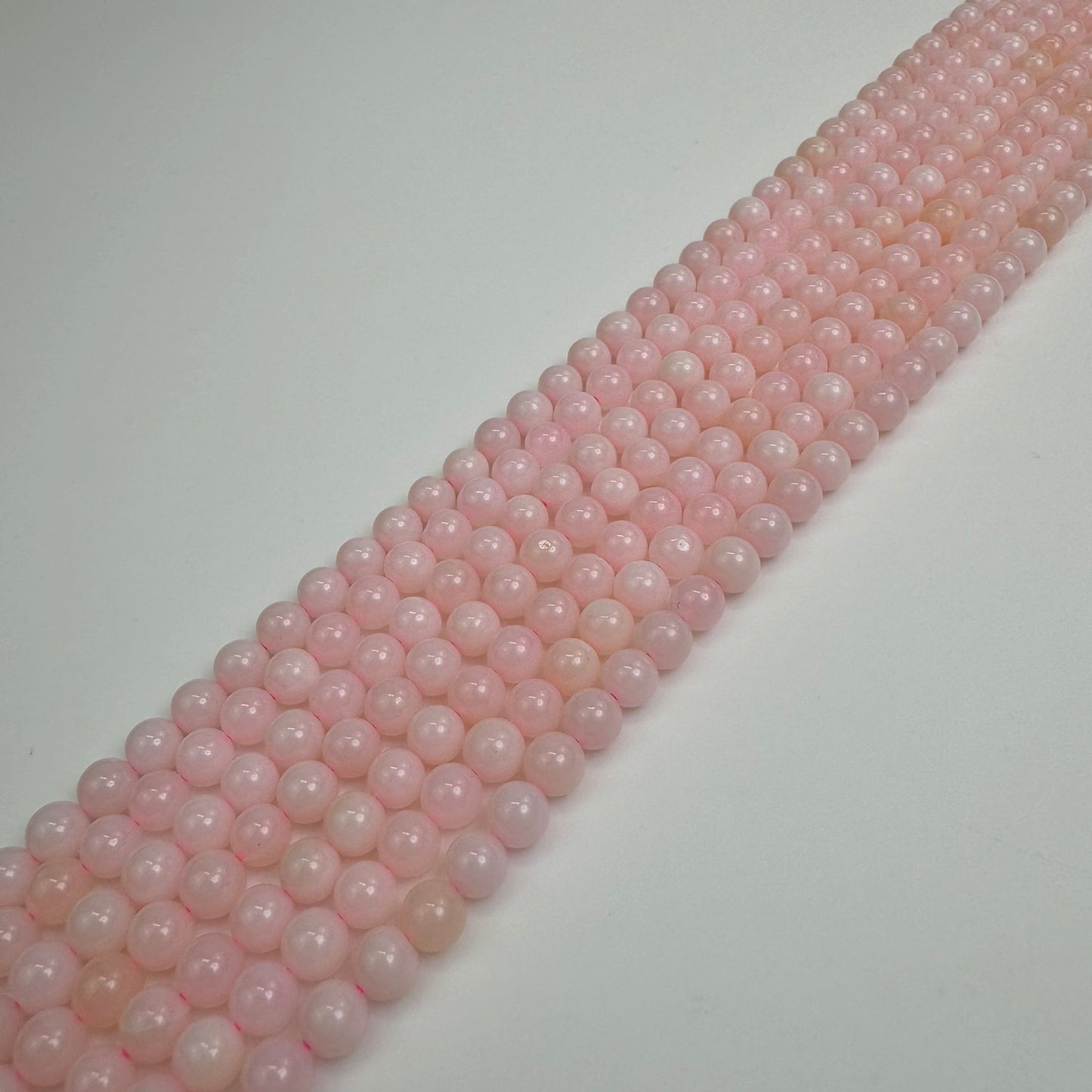 Pink Opal AAAA Polished Round Beads image 4