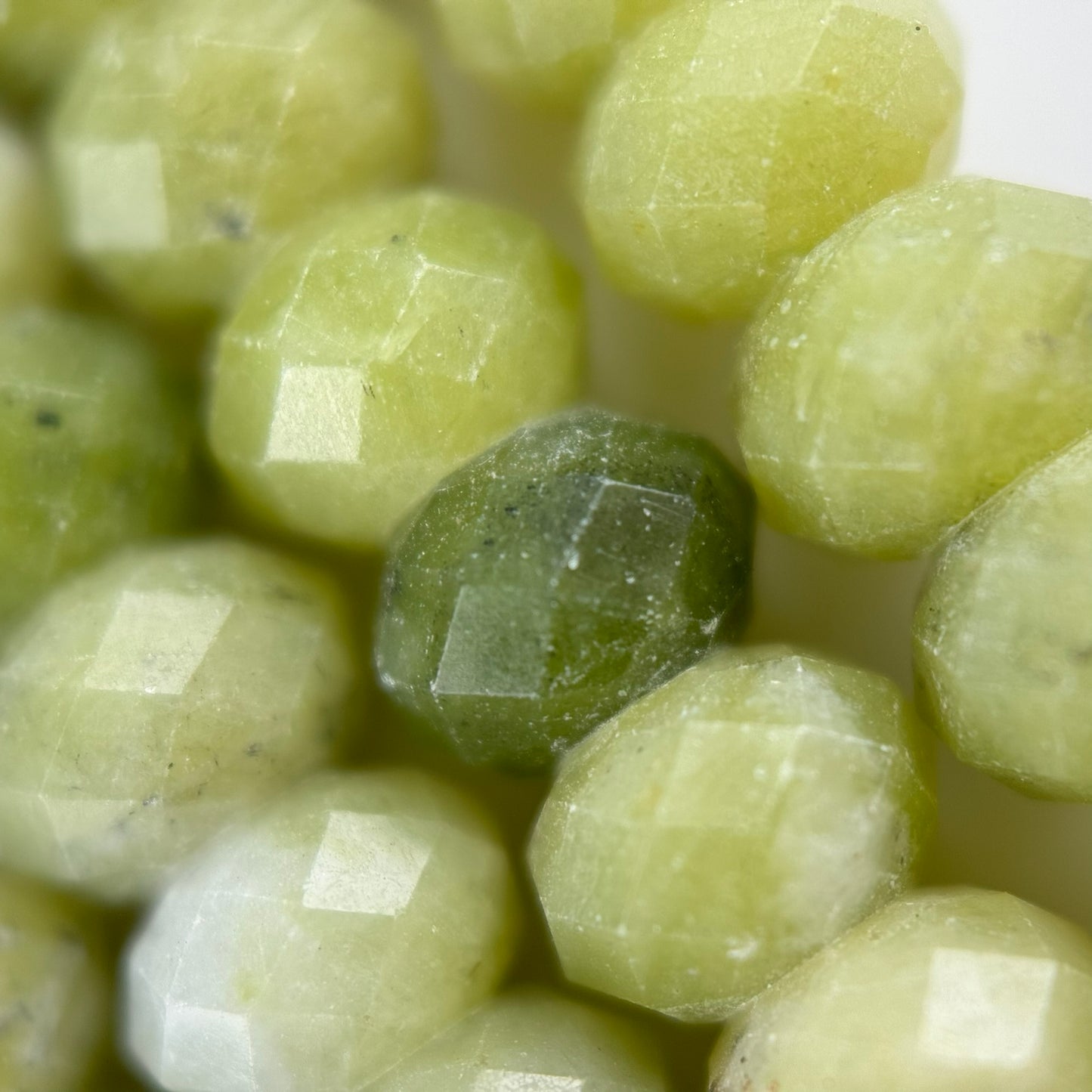 Serpentine Faceted Rondelle Beads (6x4mm) image 1