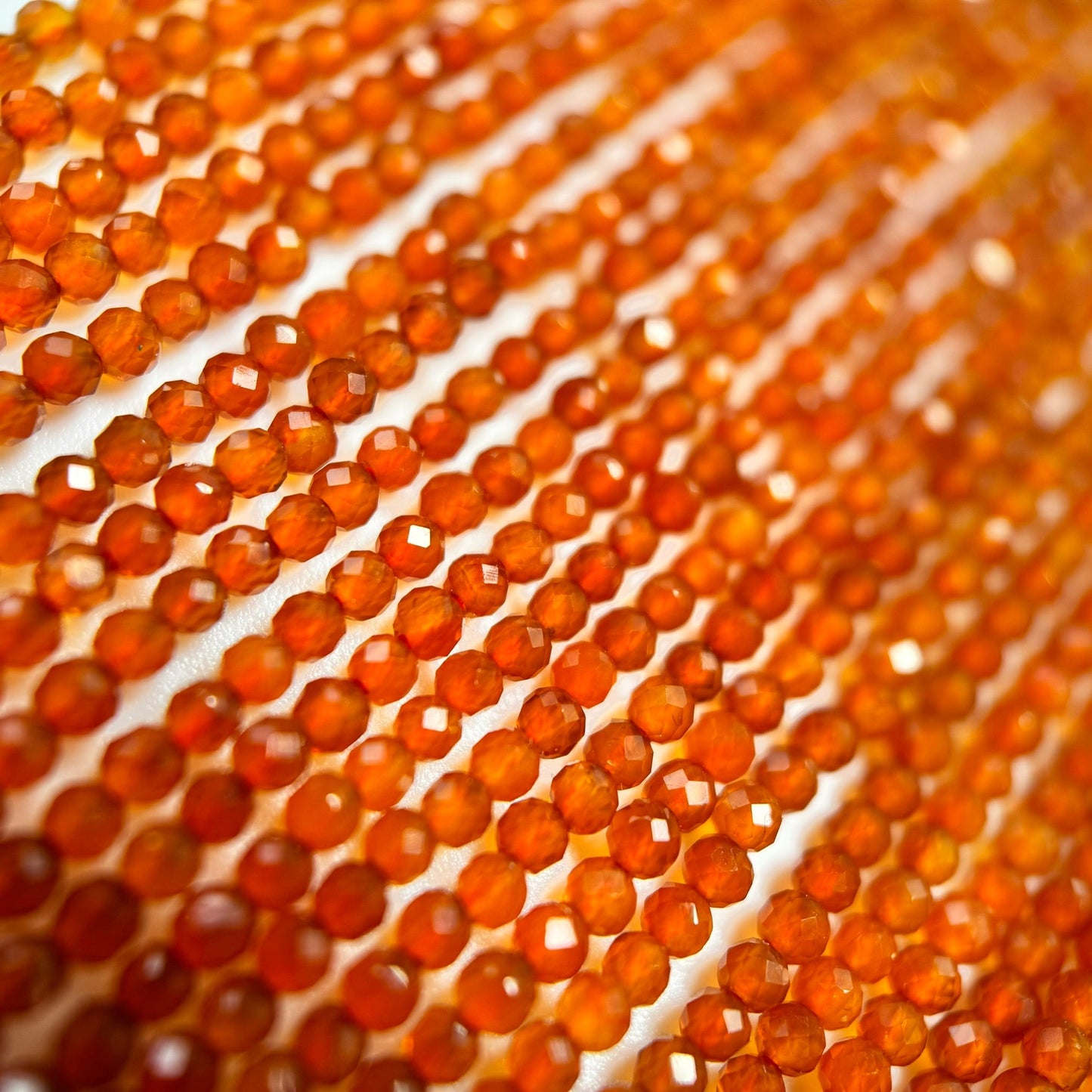 Carnelian Faceted Round Beads image 11