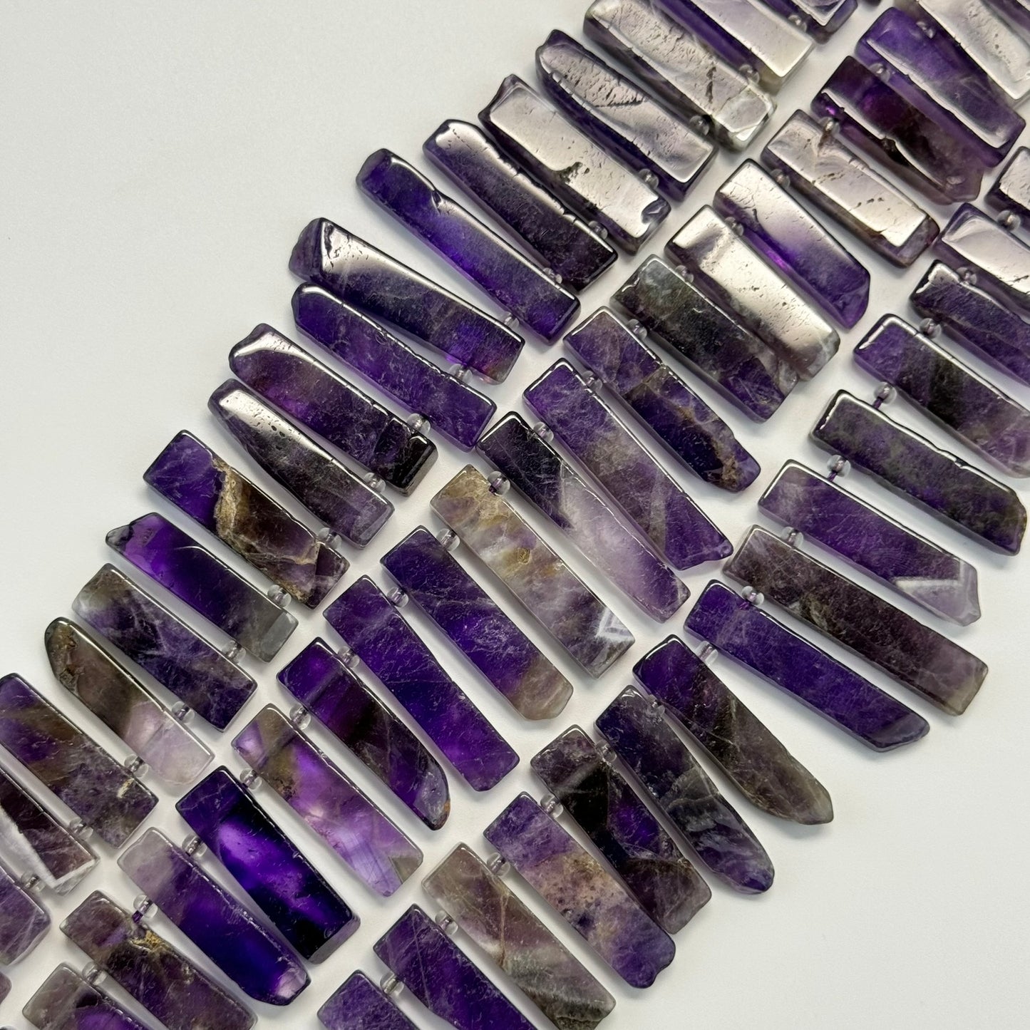 Amethyst Blade Polished Beads image 4