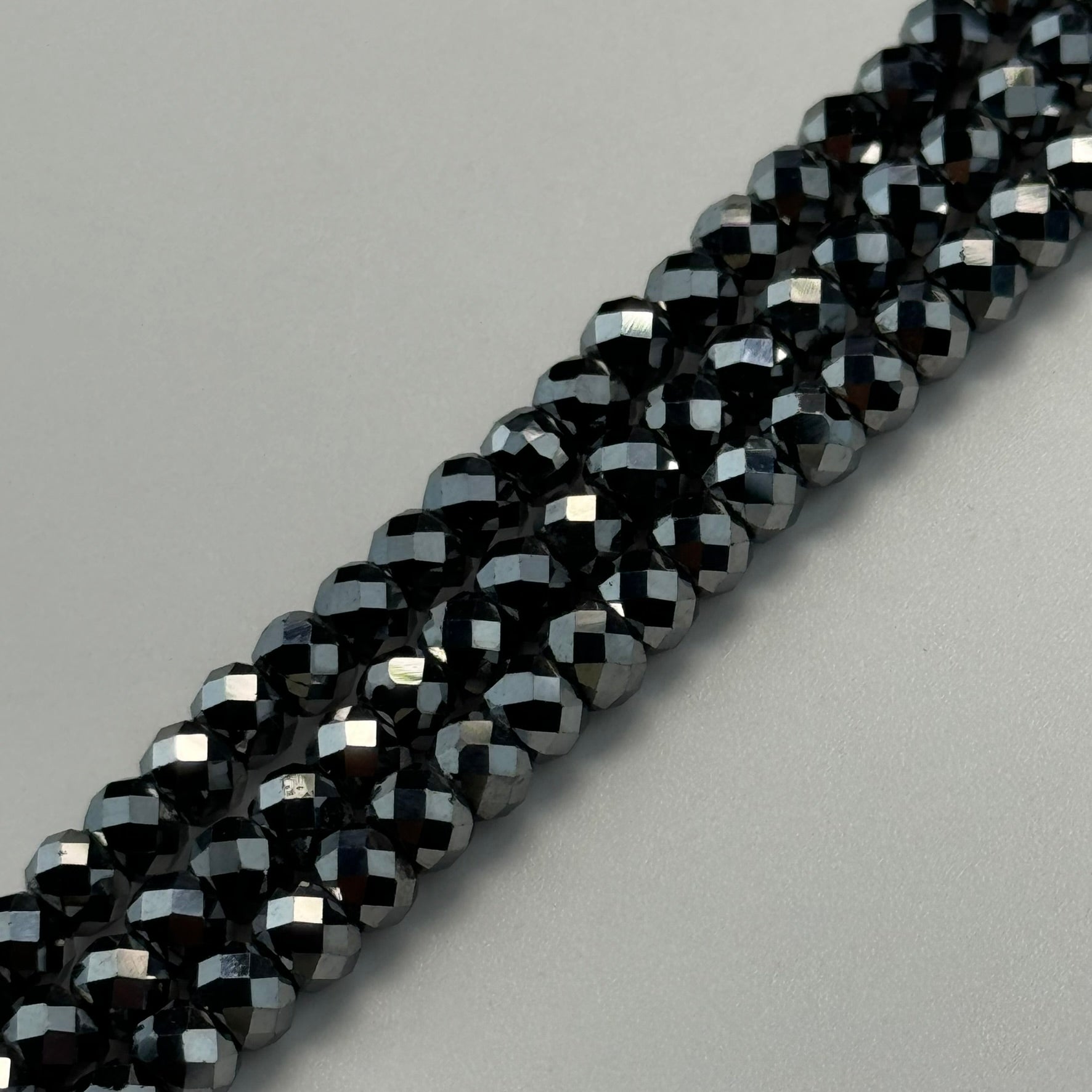 Terahertz Faceted Rondelle Beads image 6