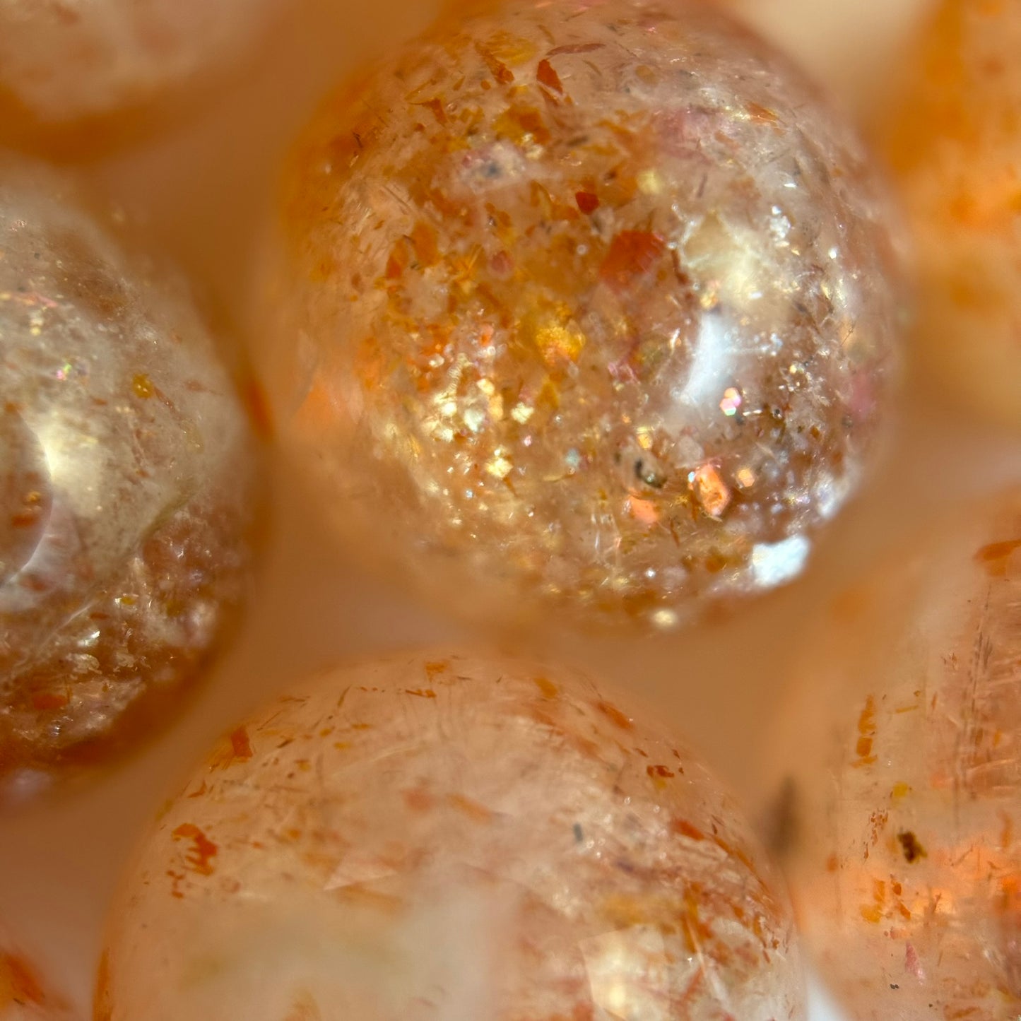 Sunstone AAA Polished Round Beads image 2
