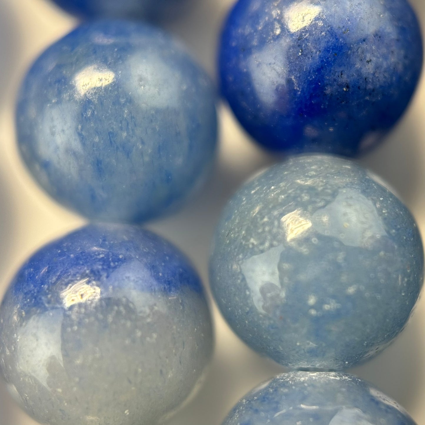 Blue Aventurine Polished Round Beads image 2