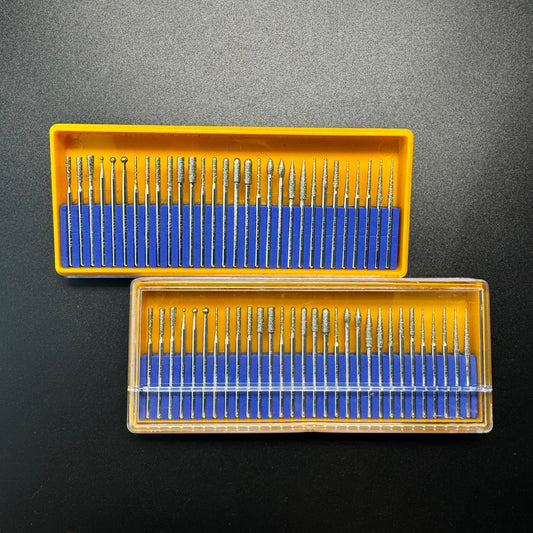Diamond Set Burr Tool Kit - 30-Piece