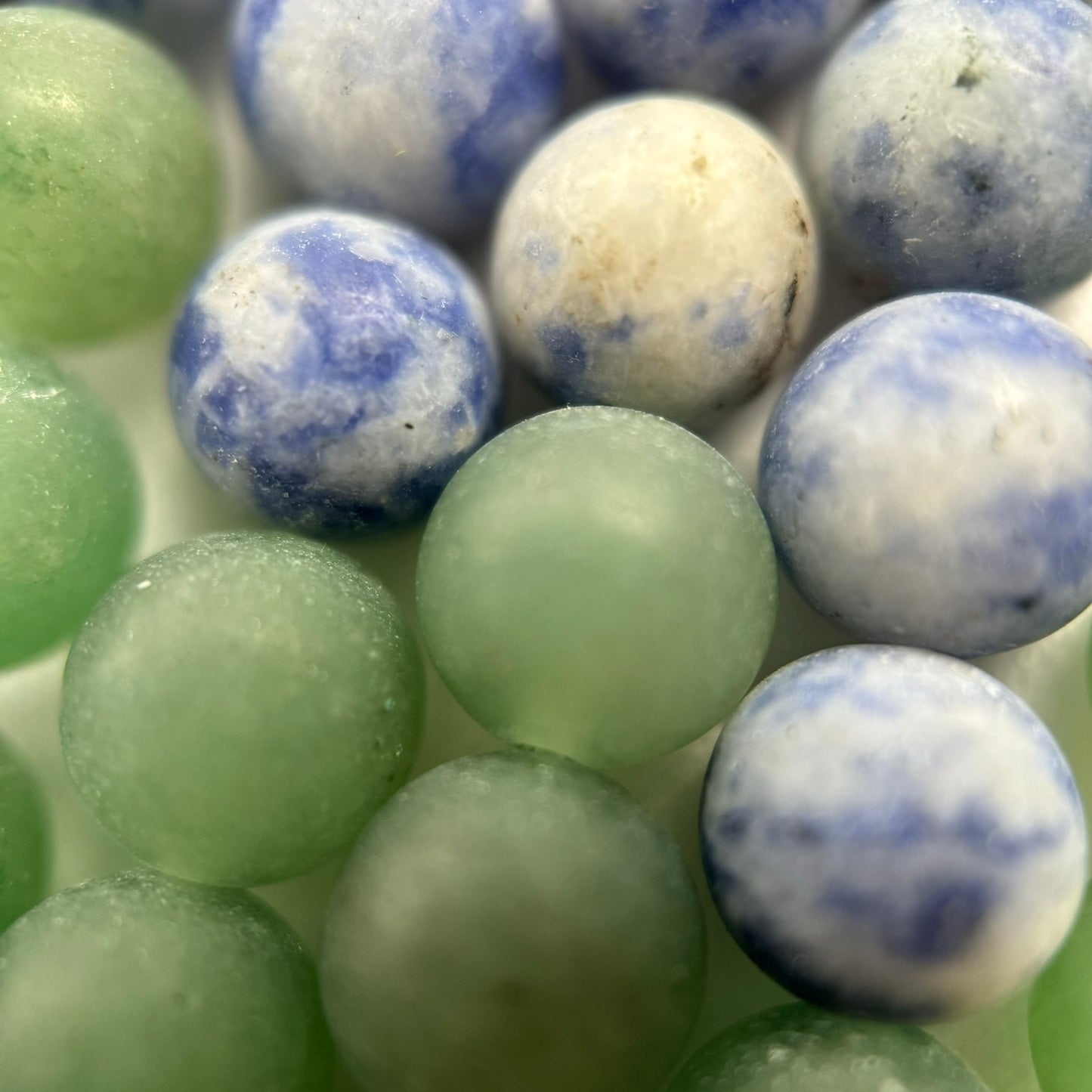 Chakra Frosted Round Beads image 9