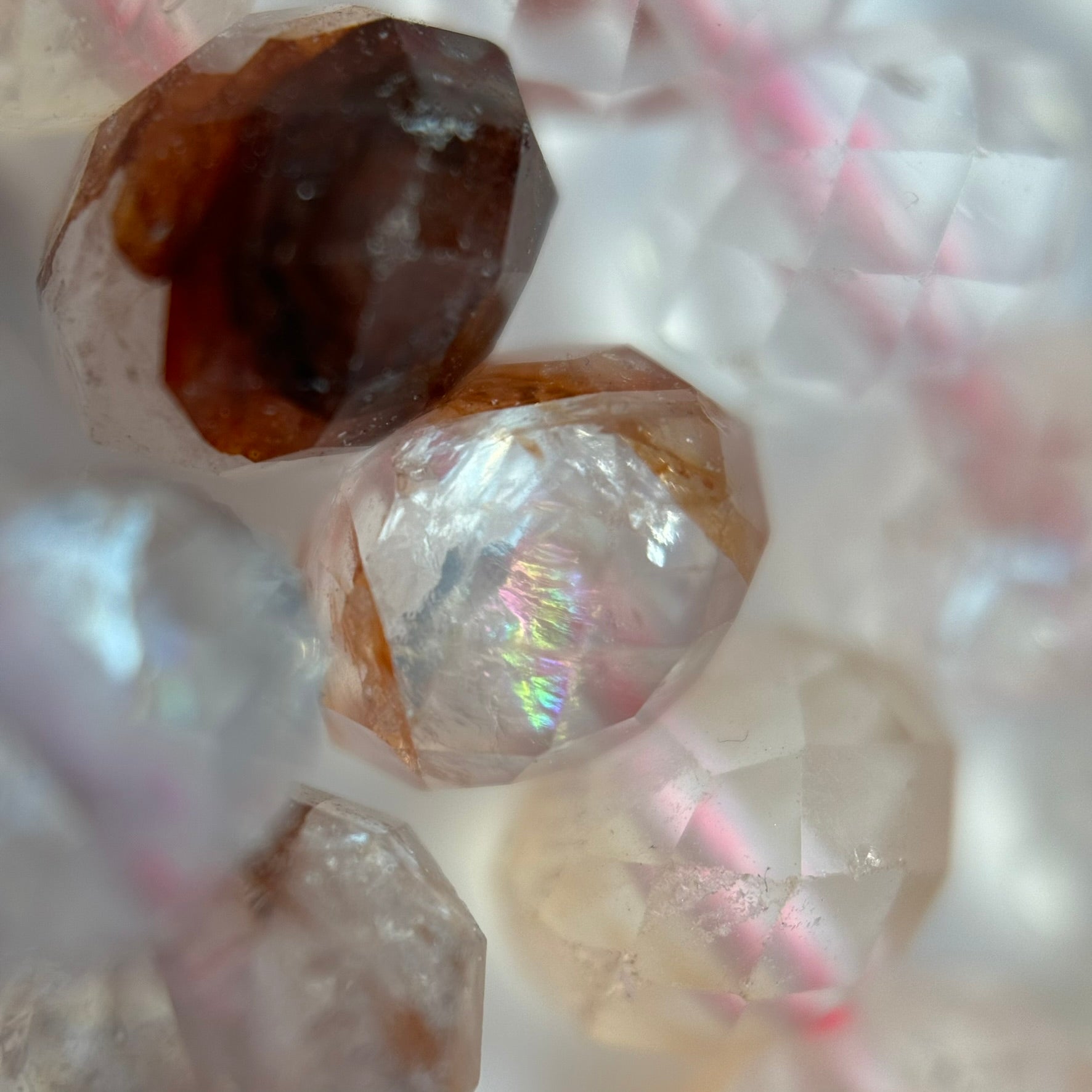 Hematoid Faceted Rondelle Beads image 2