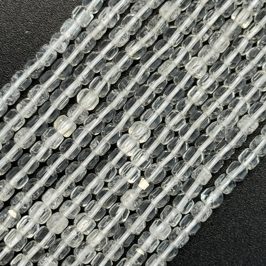 Clear Quartz Square Beads image 0