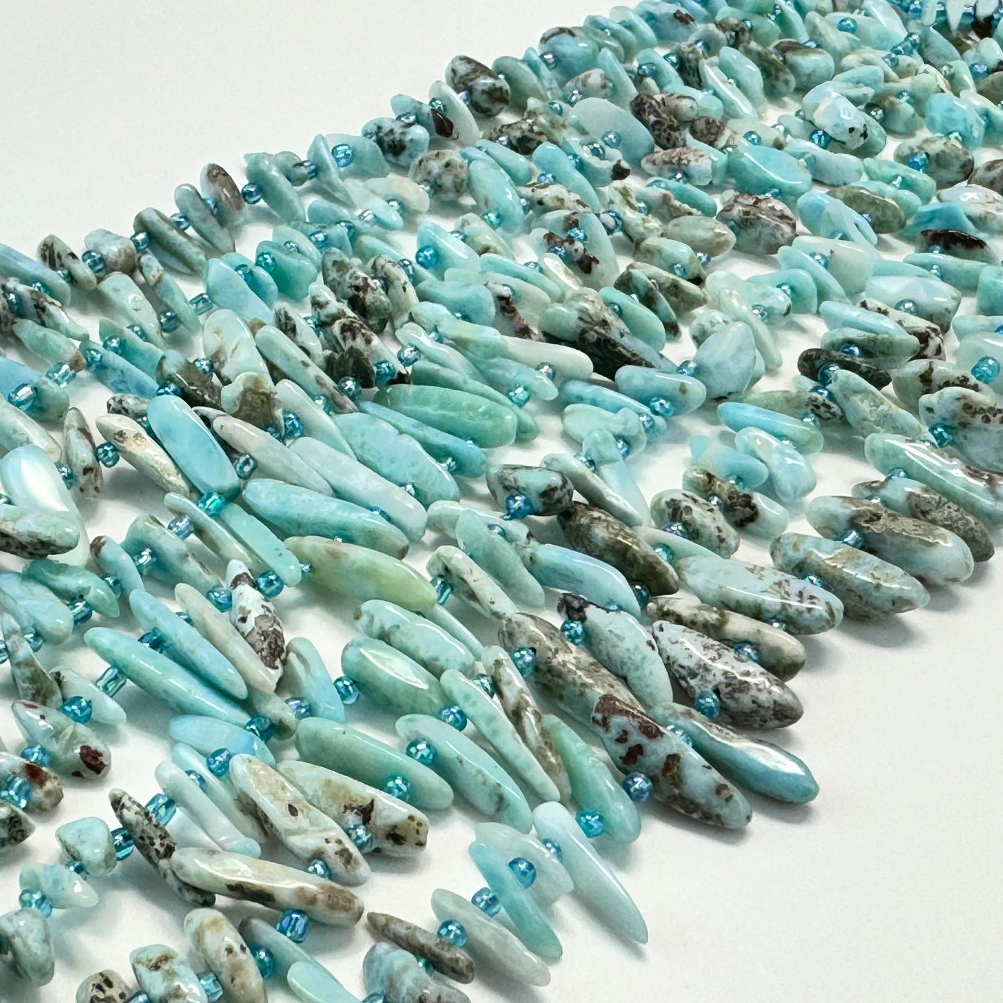 Larimar Blade Polished Beads image 9