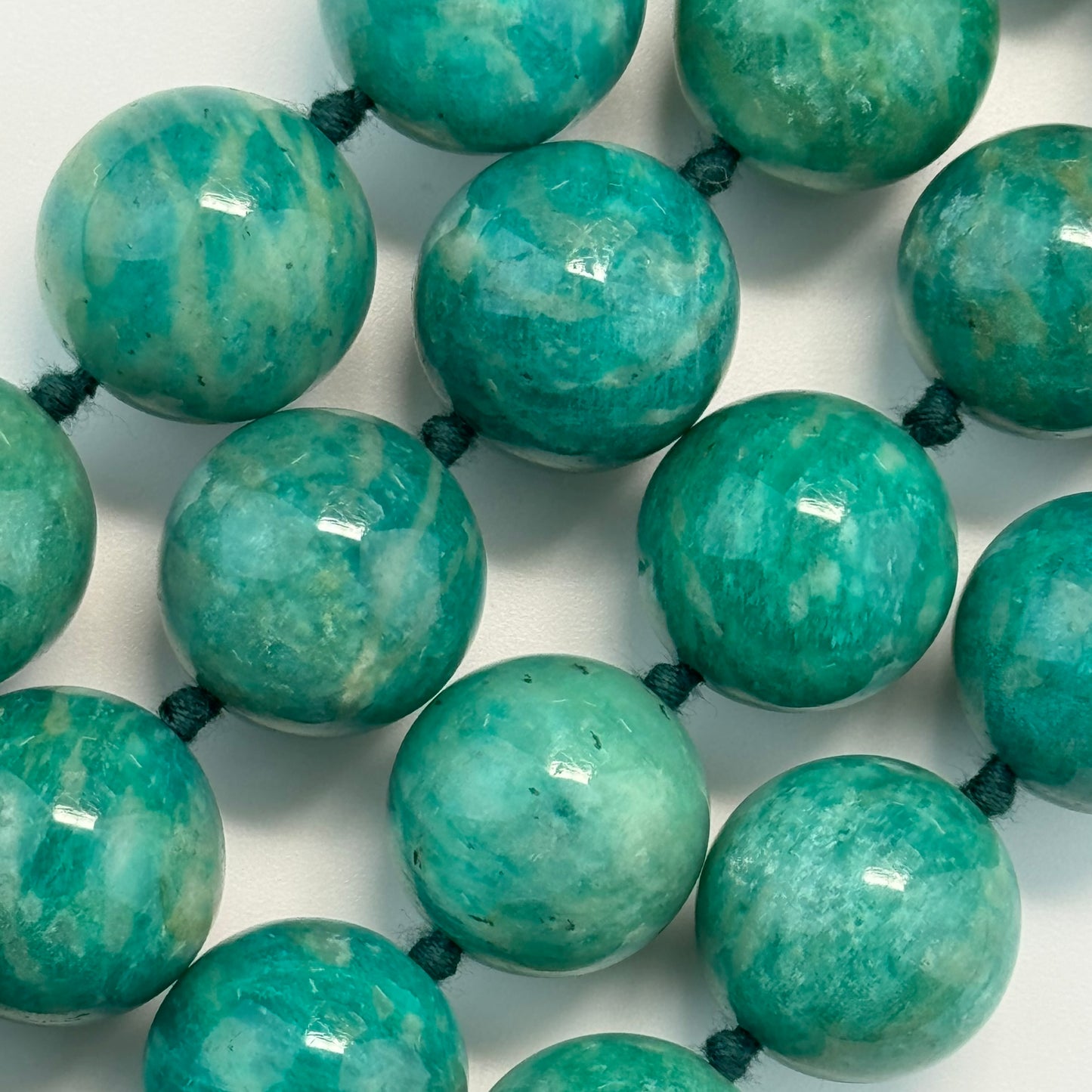 Brazilian Amazonite AAAA Polished Round Gemstone Beads image 5