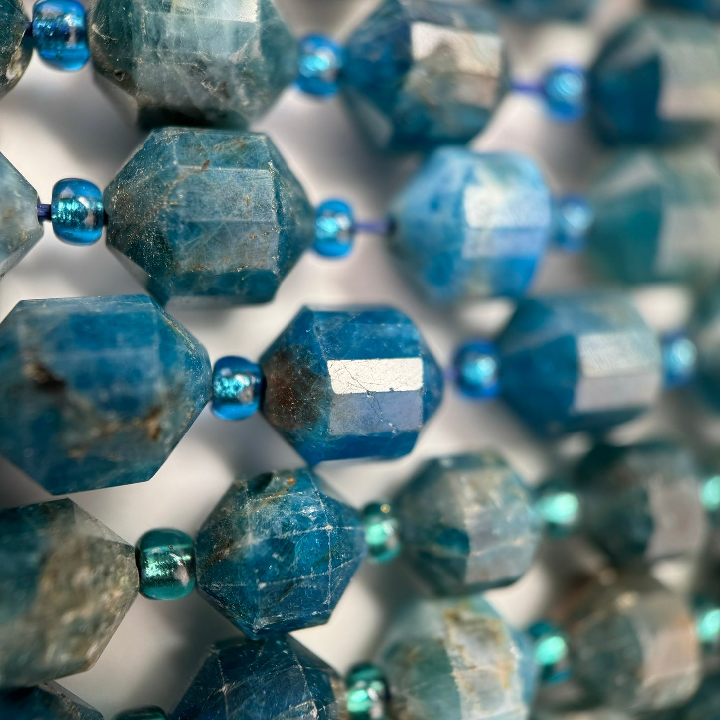 Apatite Dodecahedron Beads image 6