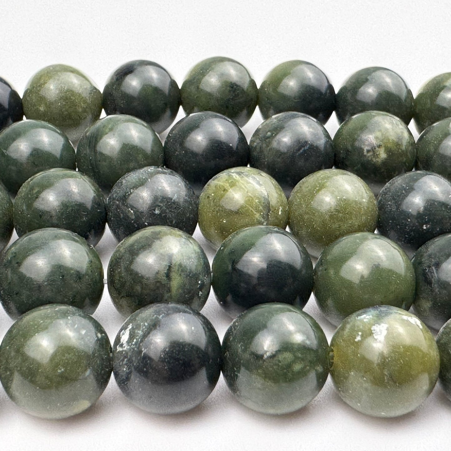 BC Jade Polished Round Beads image 1