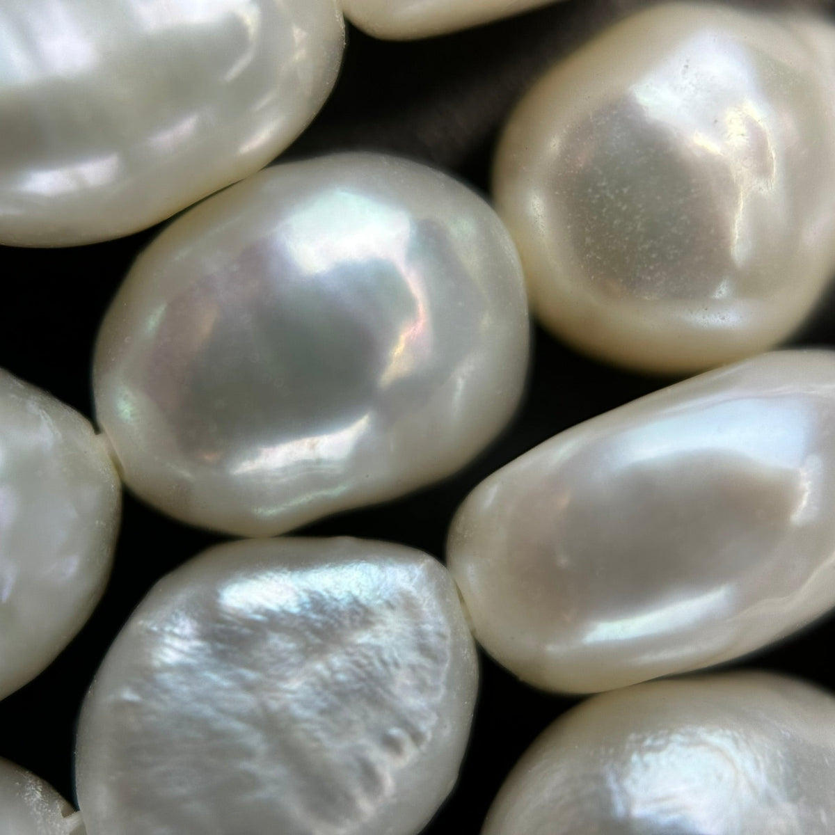 AA White Potato Pearl 8x6mm image 6