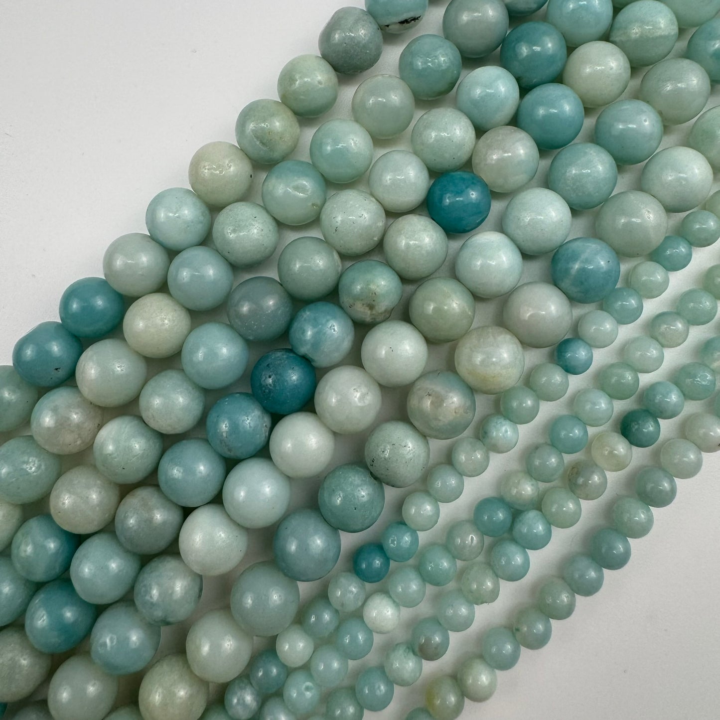 Ocean Jasper (Blue) AA Polished  Round Beads image 3