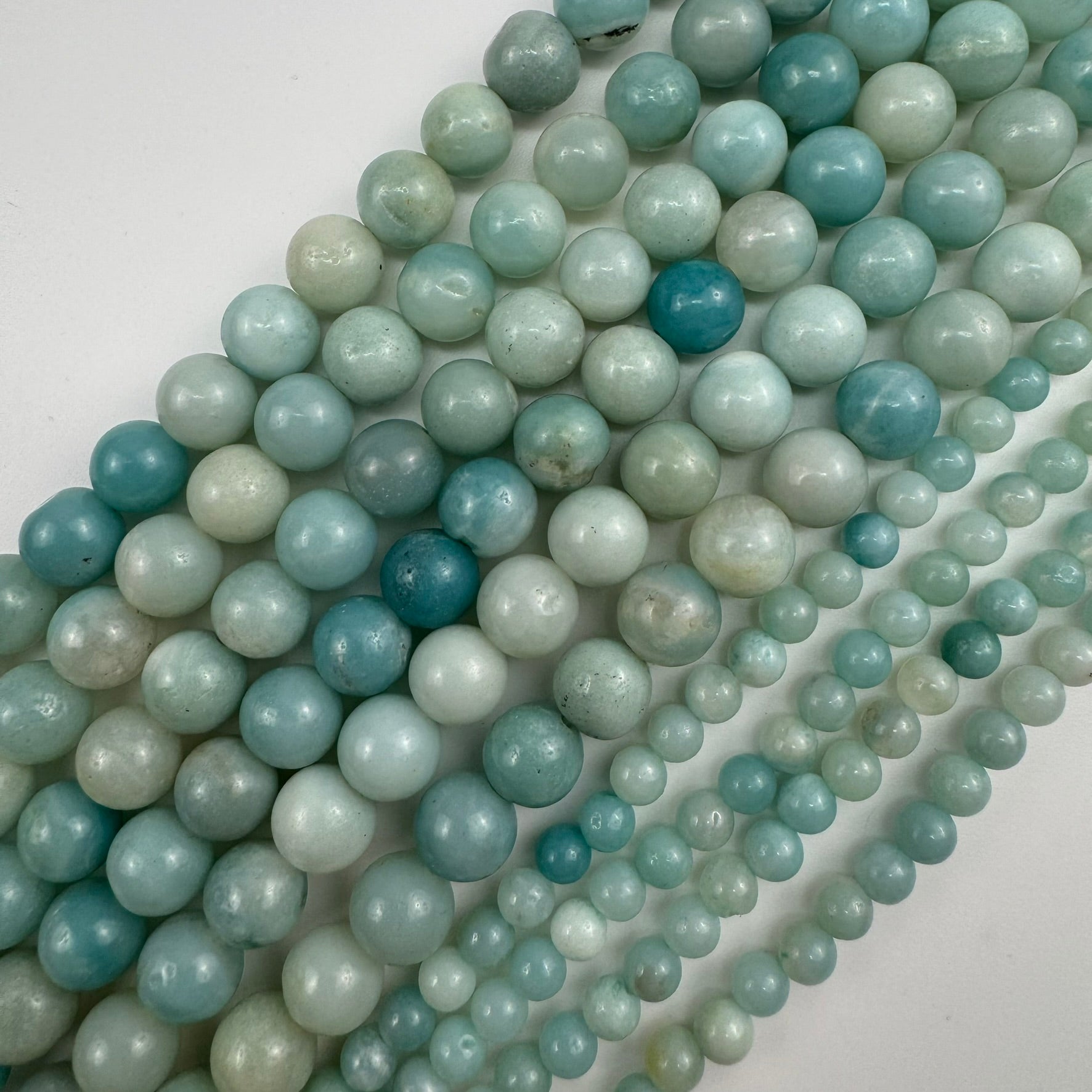Ocean Jasper (Blue) AA Polished  Round Beads image 3
