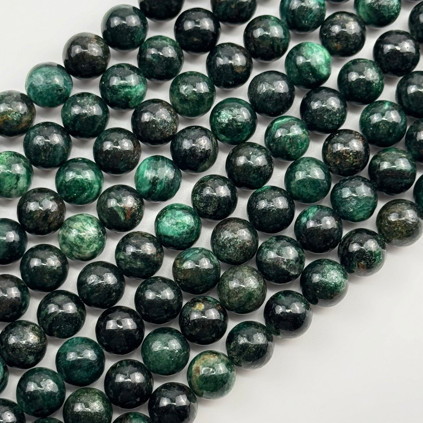 Fuchsite A Polished Round Beads image 2