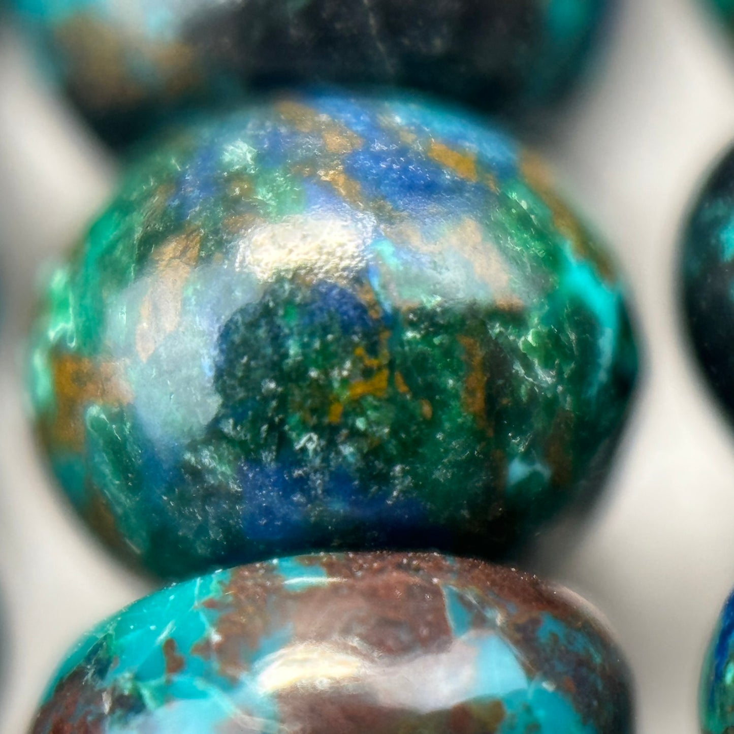 Shattuckite Rondelle Polished Beads- Most Rare Gemstone image 6