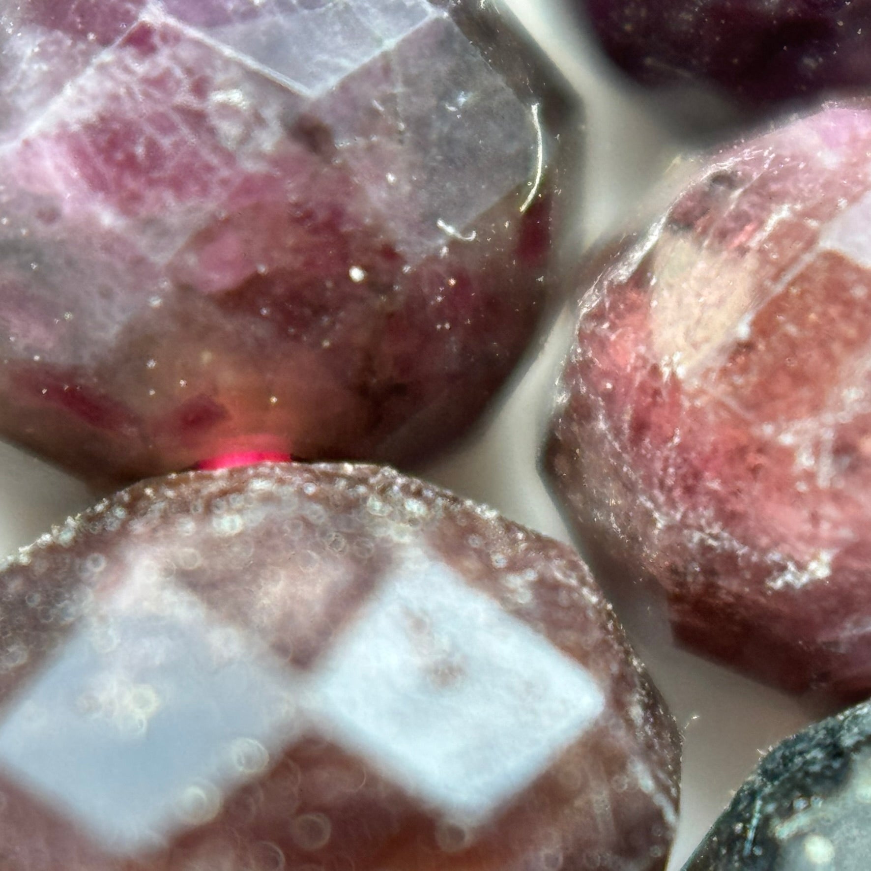 Faceted Tourmaline Rondelle Beads (6x4mm) image 5